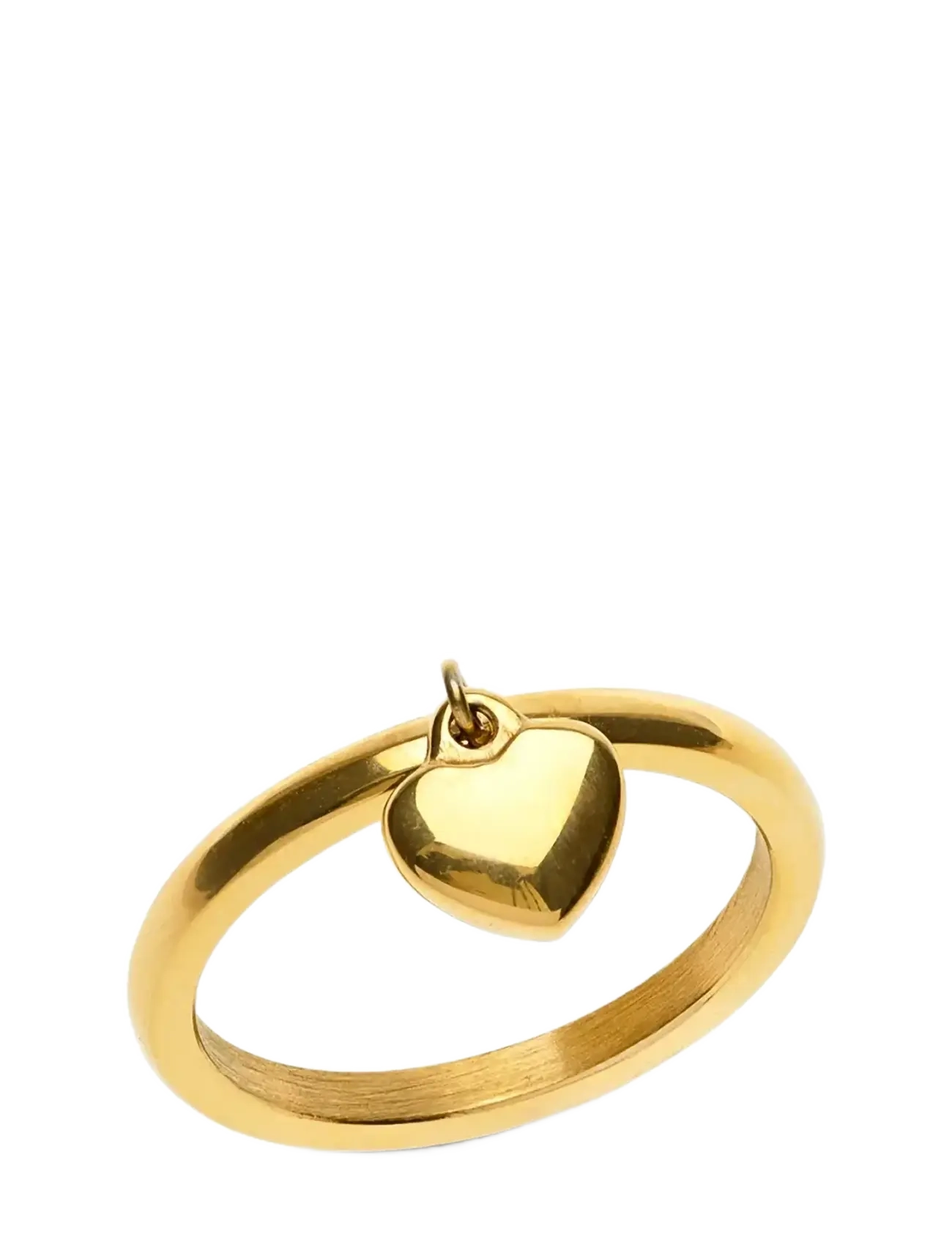 Timi of Sweden - Iselin - Heart Ring Stainless Steel - bagues - gold - 2