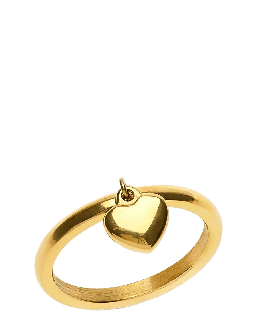 Timi of Sweden - Iselin - Heart Ring Stainless Steel - pierścionki - gold - 2