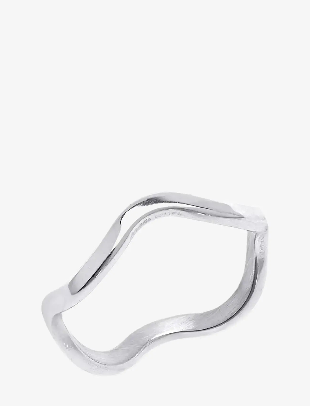 Timi of Sweden - Johanna - Wavy Ring Stainless Steel - ringe - silver - 0