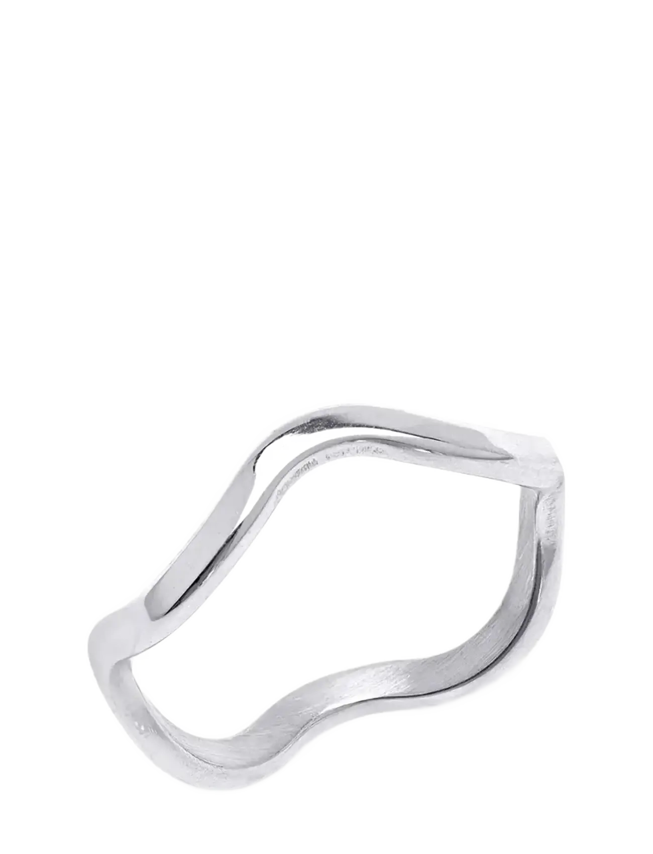 Timi of Sweden Johanna - Wavy Ring Stainless Steel - Ringe - SILVER / silver