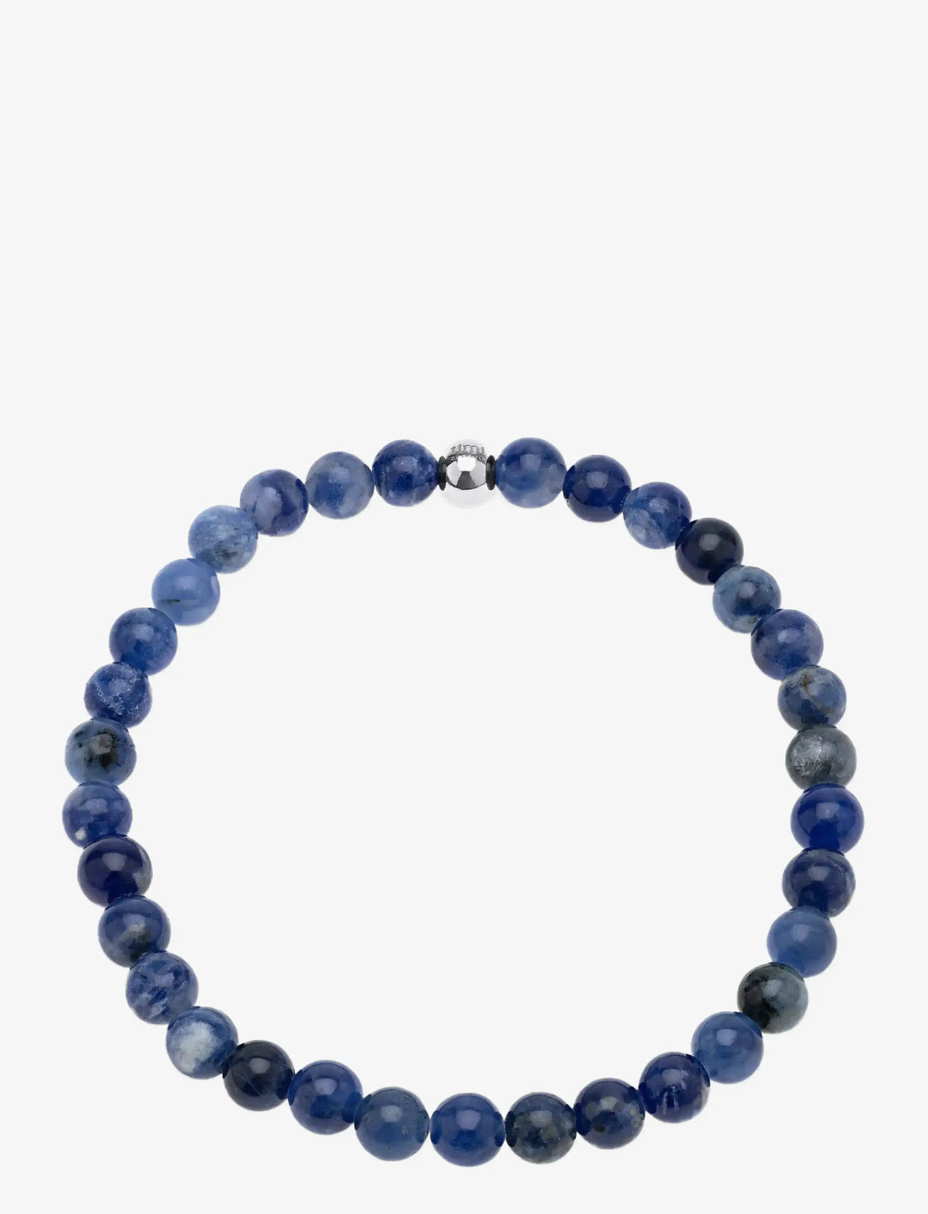 Timi of Sweden - Erika - Stone Bead Bracelet Stainless Steel - armbänder - navy blue - 0