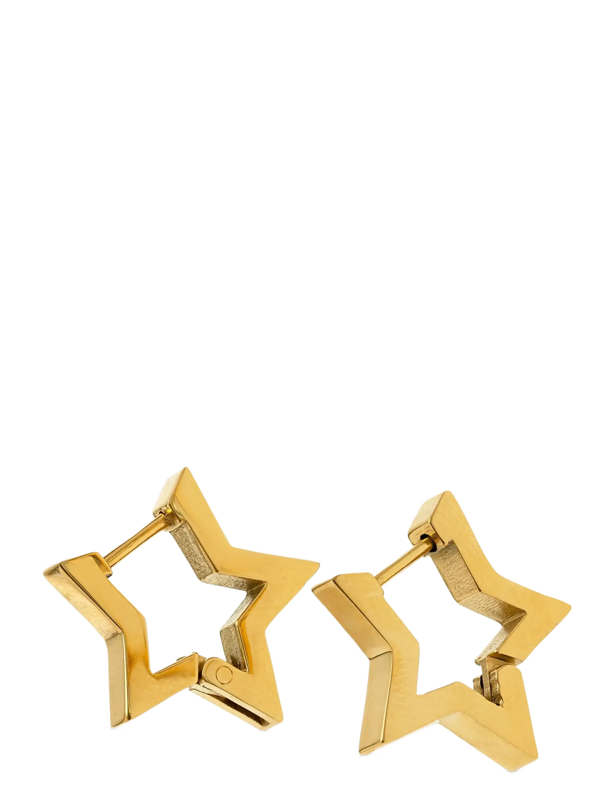 Timi of Sweden - Vilda - Star Hoop Earrings Stainless Steel - gold - 2