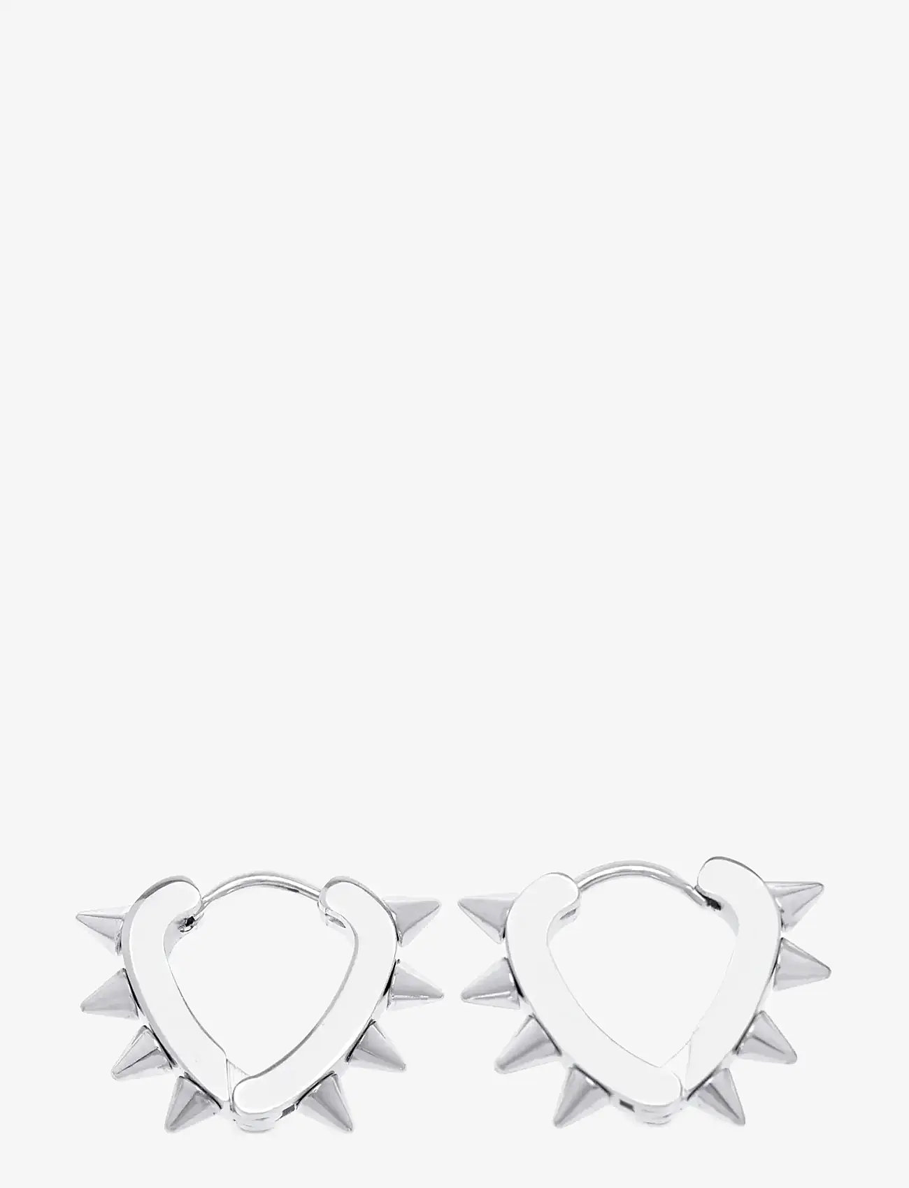 Timi of Sweden - Nike - Spike Hoop Earrings Stainless Steel - hoops - silver - 1