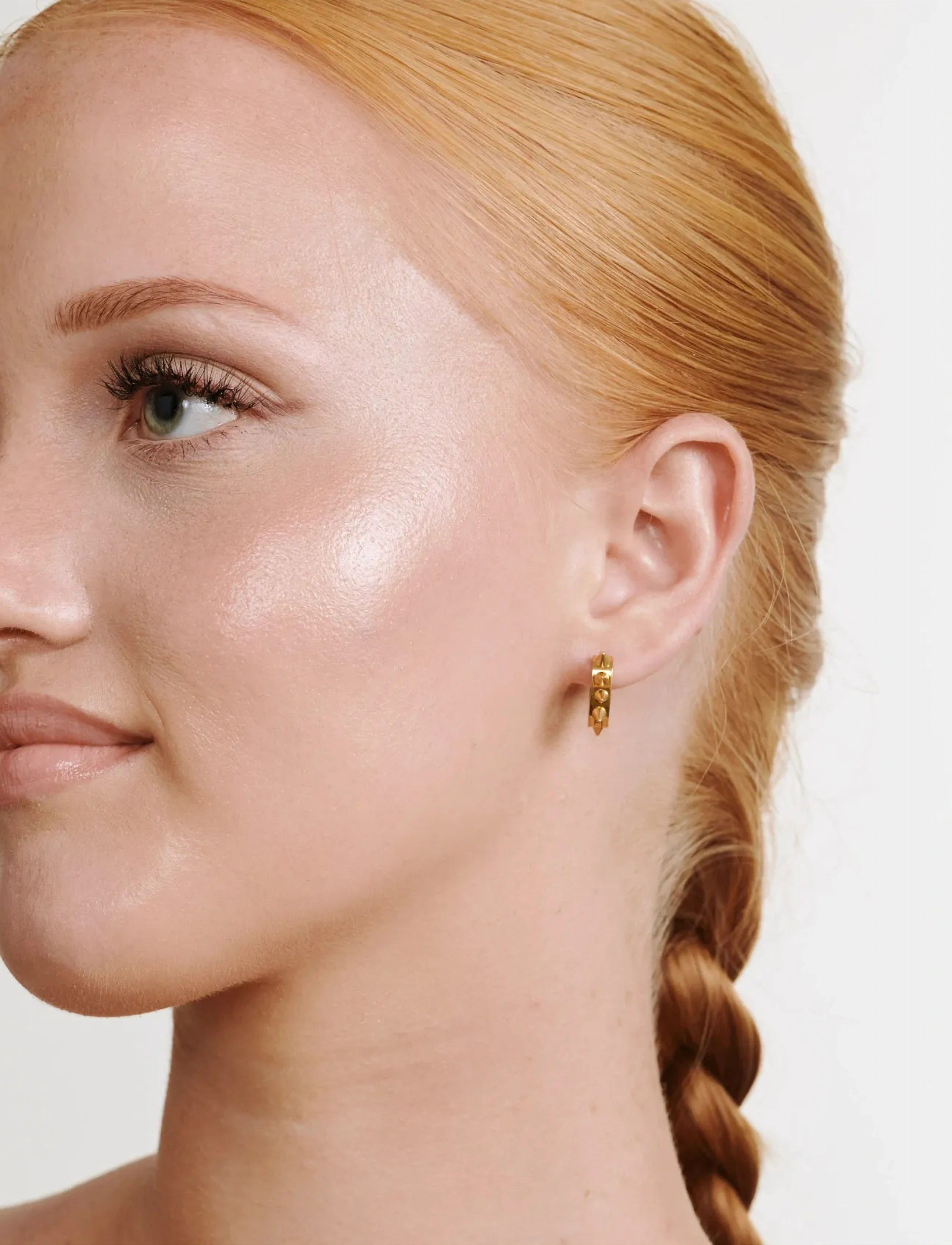 Timi of Sweden - Nike - Spike Hoop Earrings Stainless Steel - gold - 3