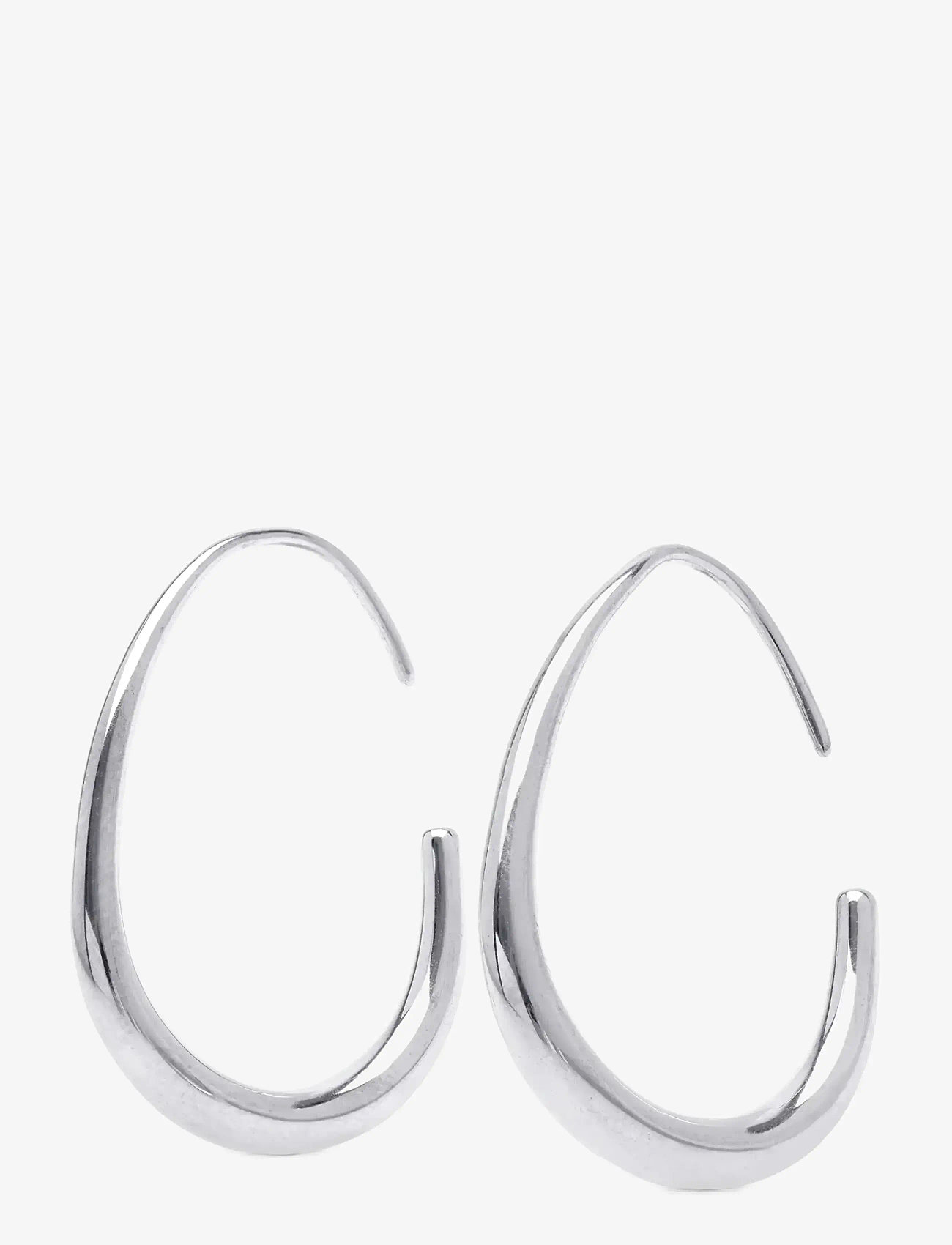 Timi of Sweden - Vilhelmina - Adjustable Hoop Earrings Stainless St - hoops kõrvarõngad - silver - 0