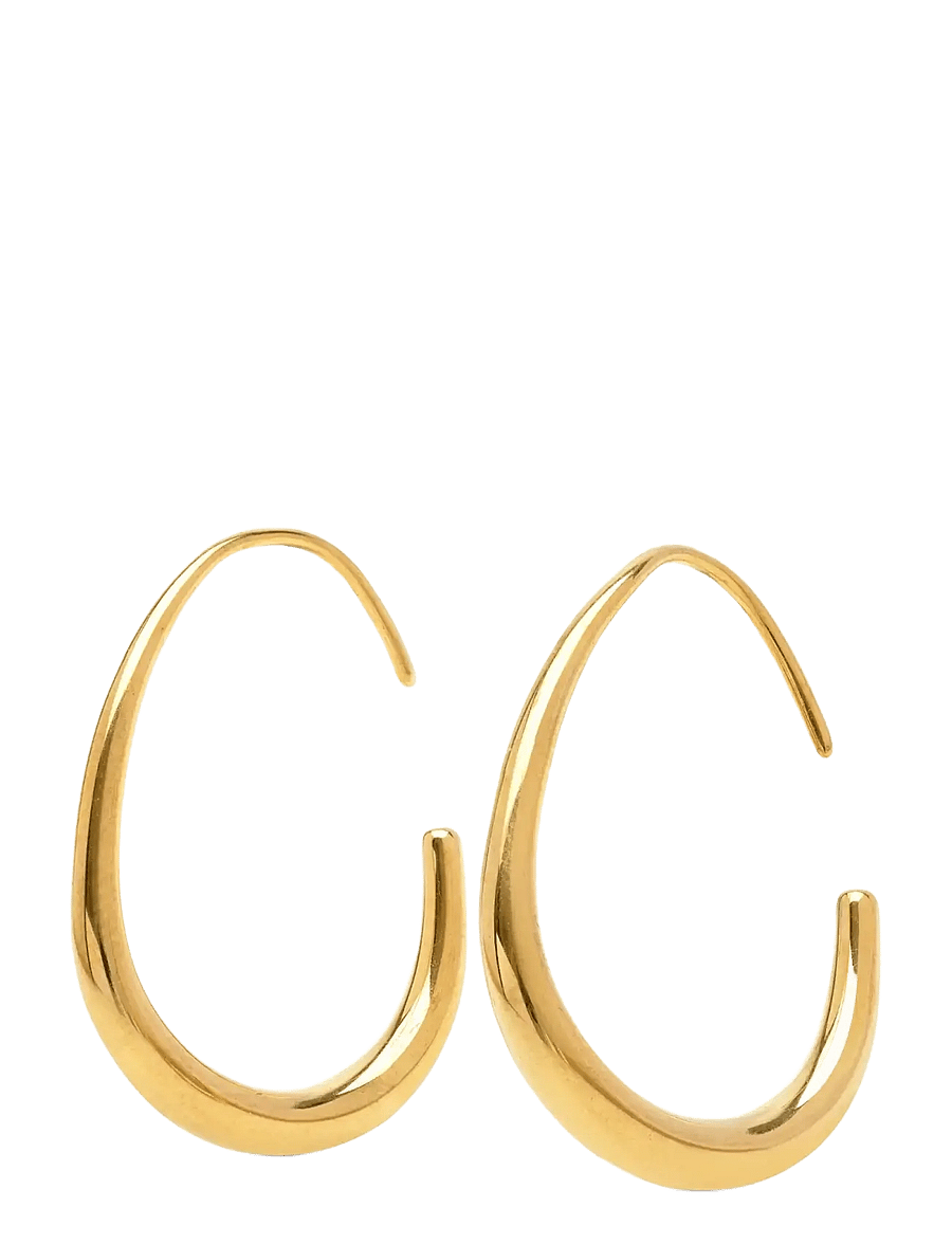 Timi of Sweden - Vilhelmina - Adjustable Hoop Earrings Stainless St - cerceaux - gold - 1