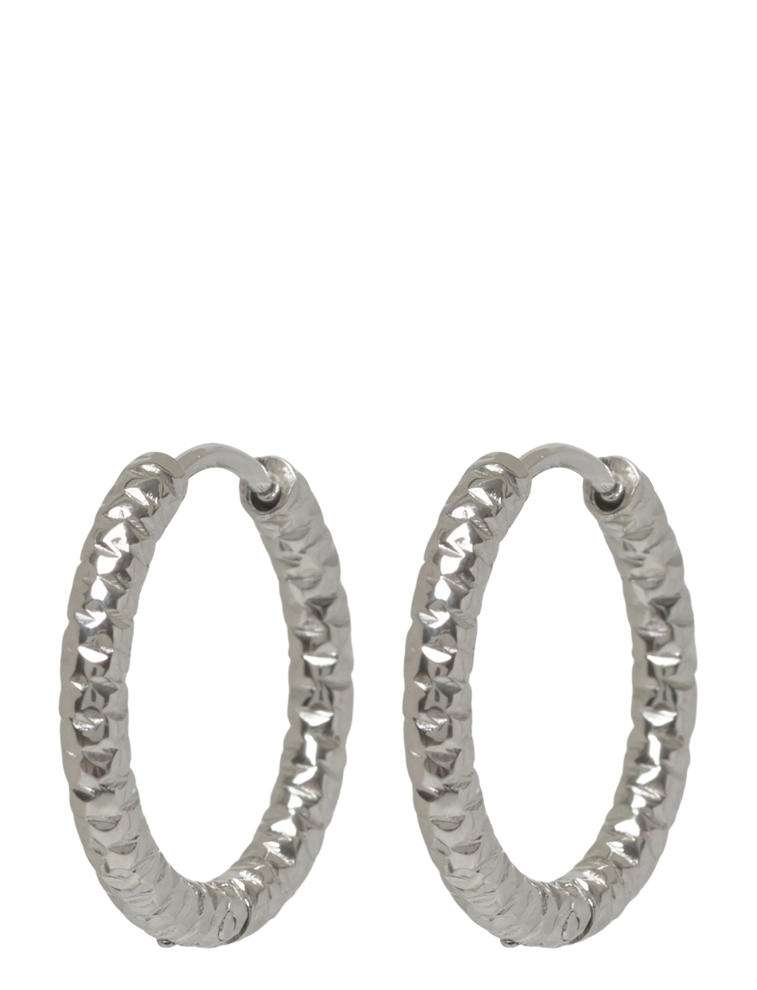Timi of Sweden Torun - Hoop Earrings 20mm Stainless Steel - Igapäevane stiil - SILVER / silver