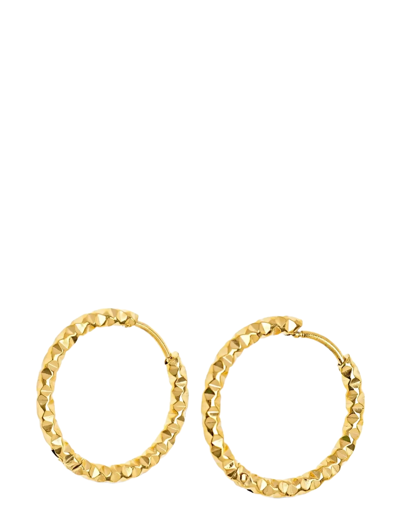 Timi of Sweden Torun - Hoop Earrings 20mm Stainless Steel - Earrings - GOLD / gold