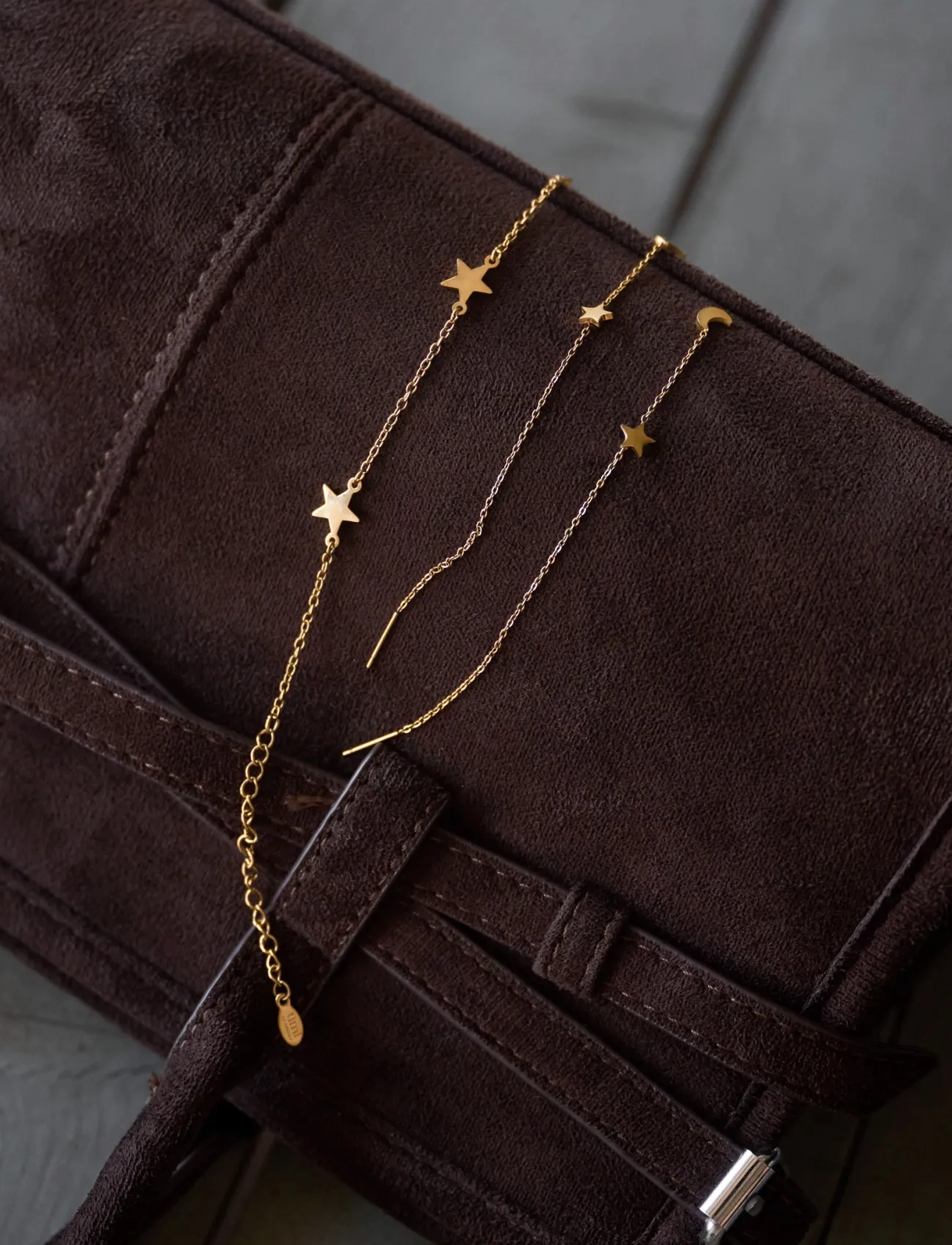 Timi of Sweden - Unni - Chain Earrings Stainless Steel - gold - 3