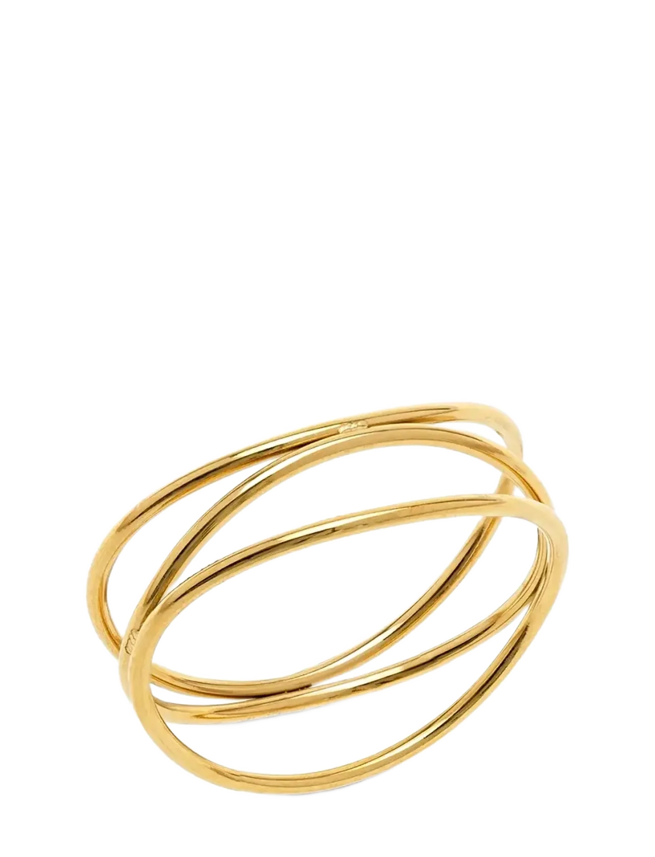 Timi of Sweden - Maria - Interlocked Ring Stainless Steel - gold - 2