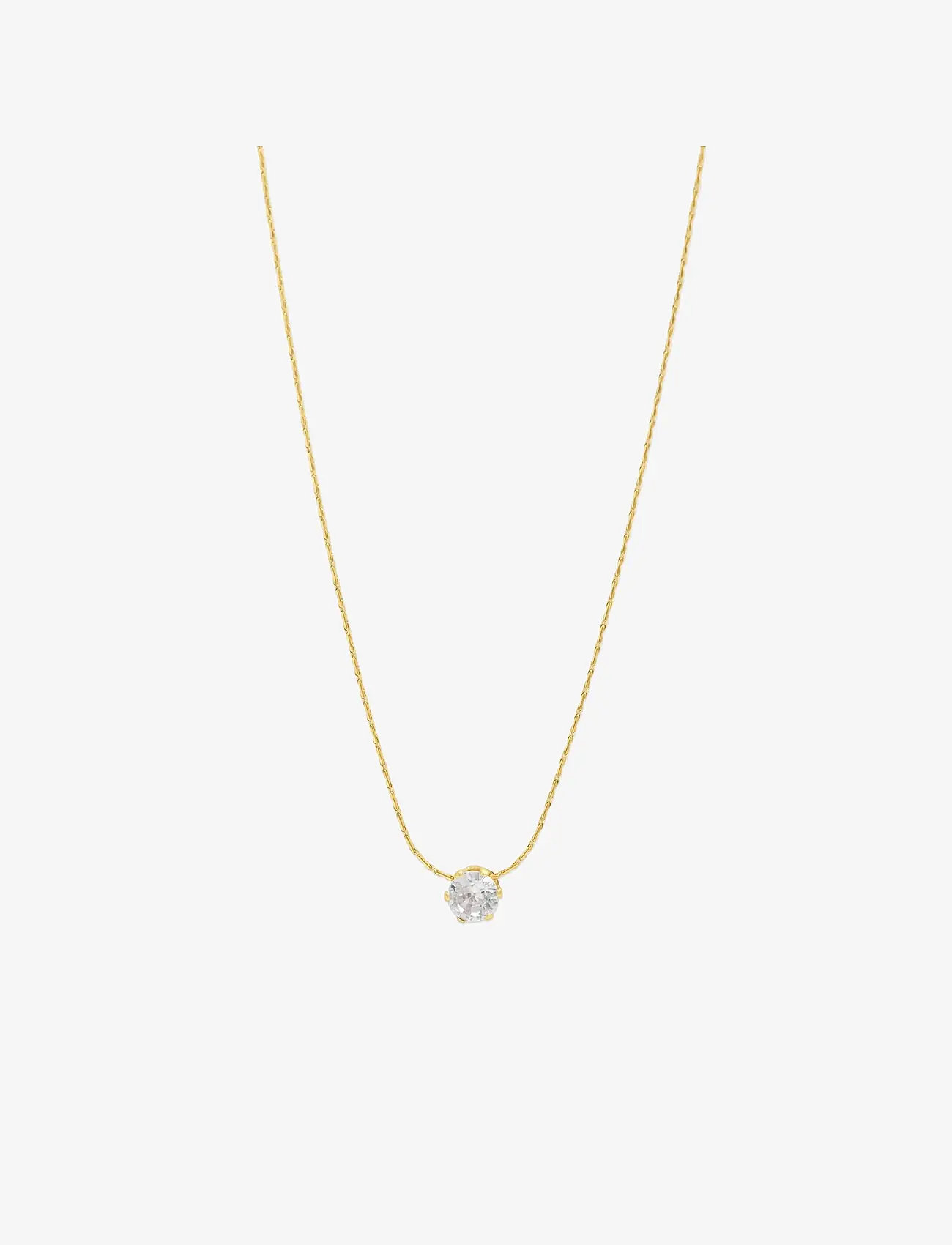 Timi of Sweden - Lynne - Crystal Necklace Stainless Steel - ketten mit anhänger - gold - 1