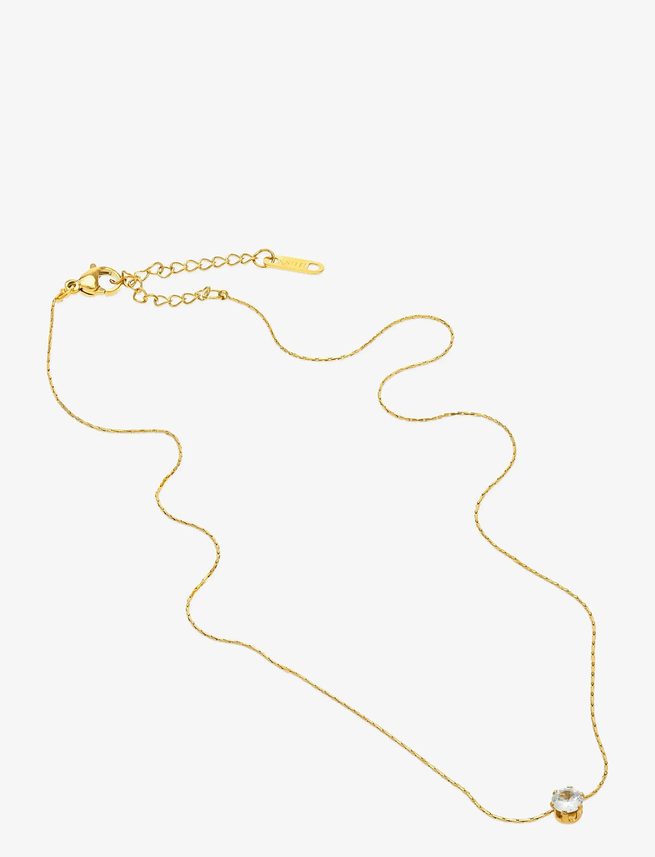 Timi of Sweden - Lynne - Crystal Necklace Stainless Steel - ketten mit anhänger - gold - 2