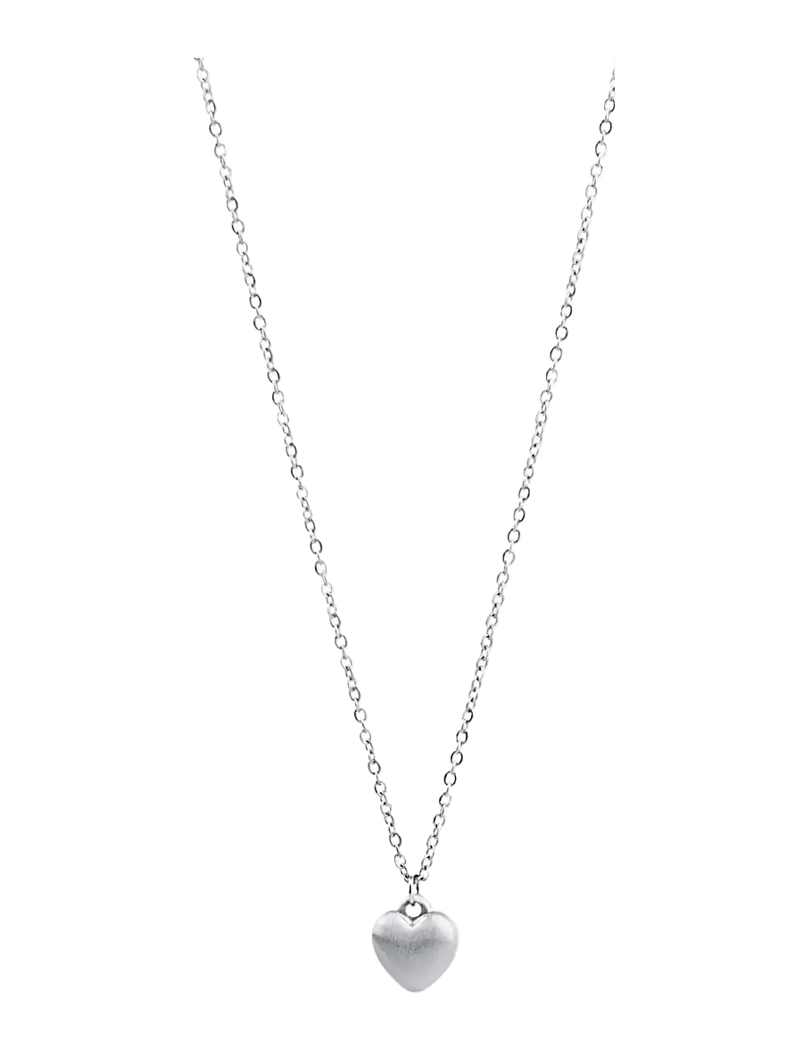 Timi of Sweden - Bellamy - Heart Necklace Stainless Steel - kaelaketid - silver - 1