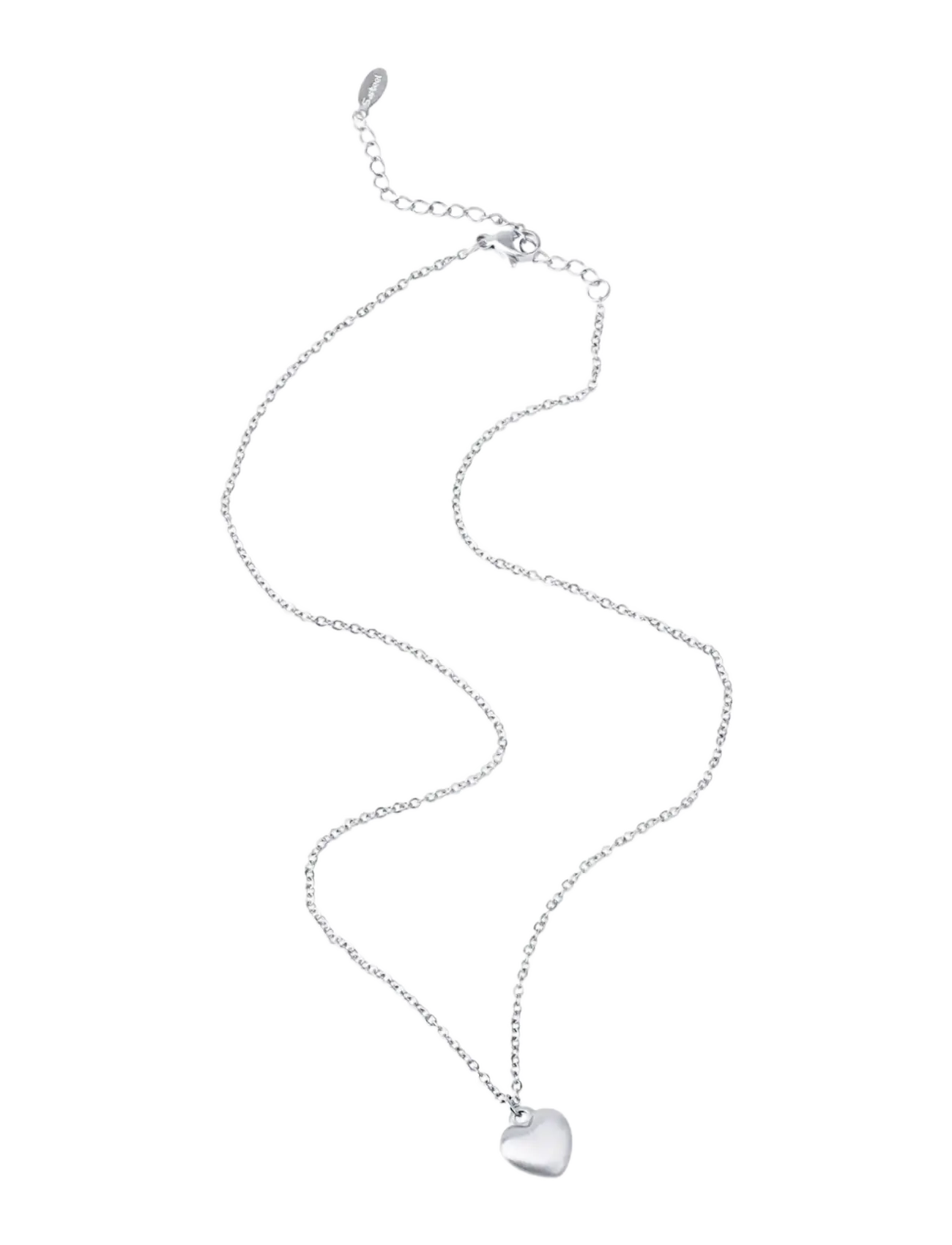Timi of Sweden - Bellamy - Heart Necklace Stainless Steel - colliers chaîne - silver - 2