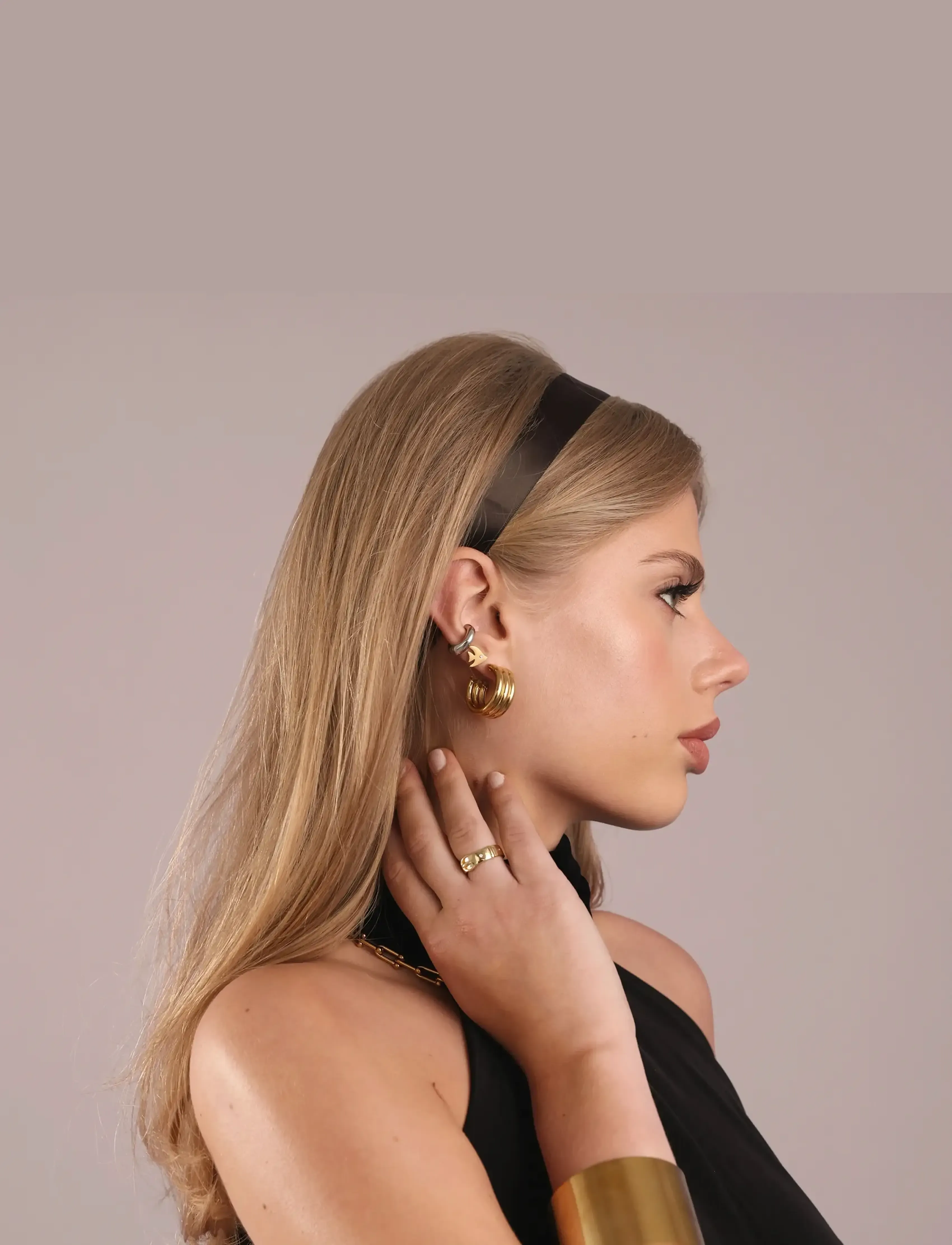 Timi of Sweden - Ayla - Gold Ring Stainless Steel - ringe - gold - 2