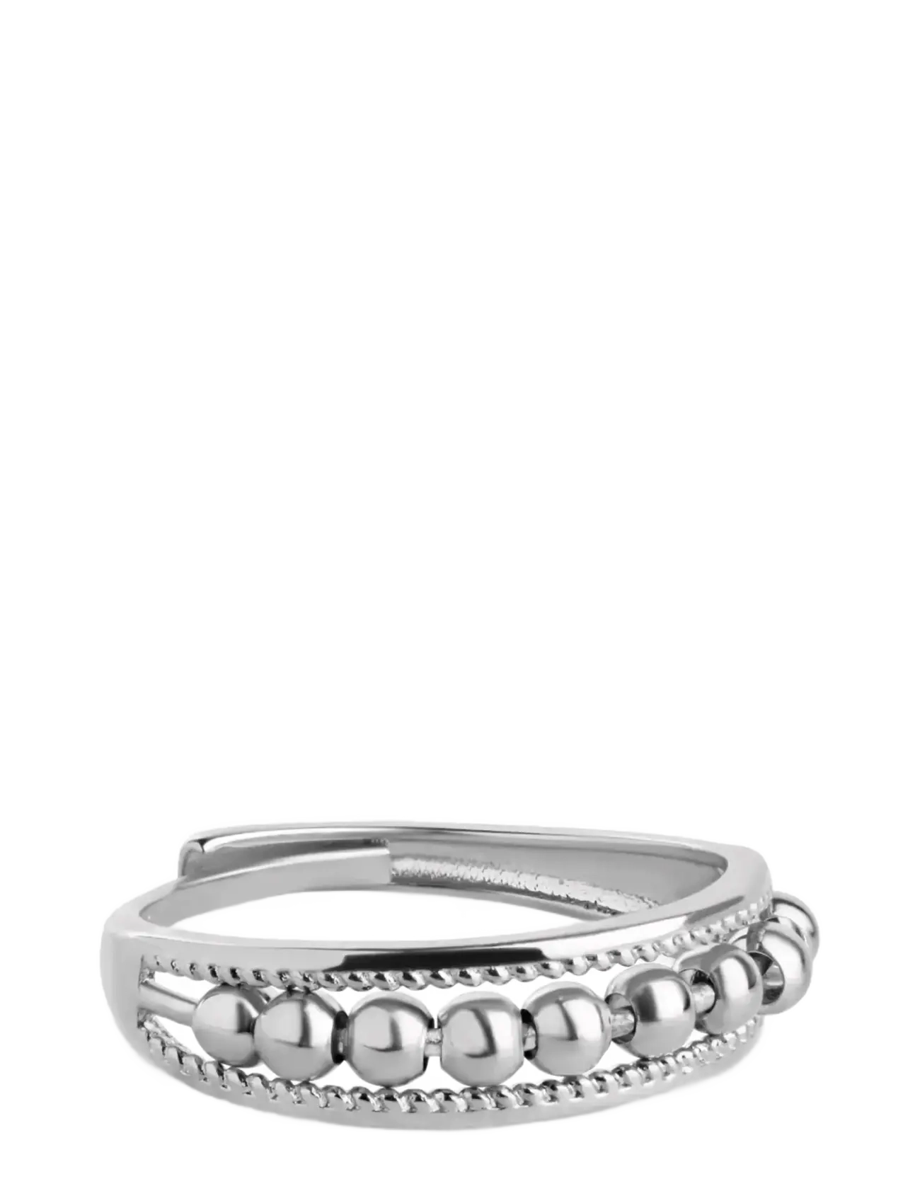 Timi of Sweden Maggie - Structure Ring Stainless Steel - Accessoarer - SILVER / silver