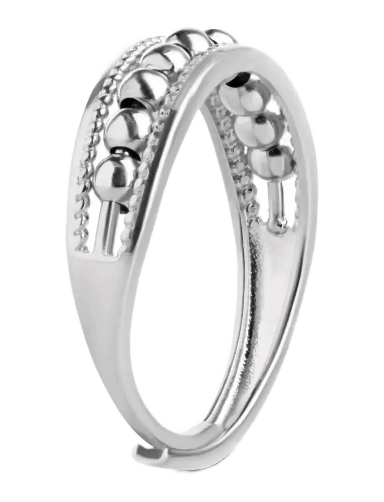 Timi of Sweden - Maggie - Structure Ring Stainless Steel - rings - silver - 1