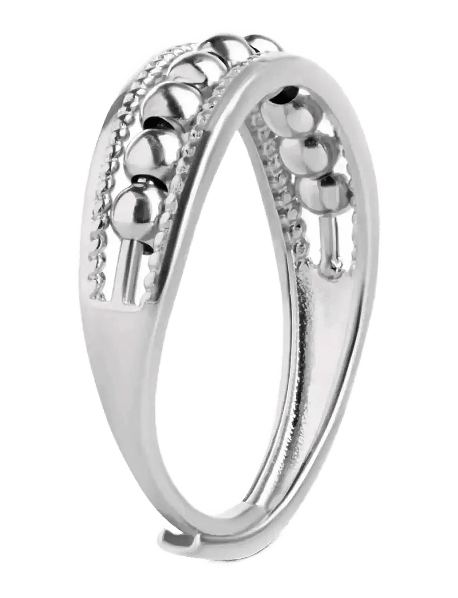 Timi of Sweden - Maggie - Structure Ring Stainless Steel - sõrmused - silver - 1