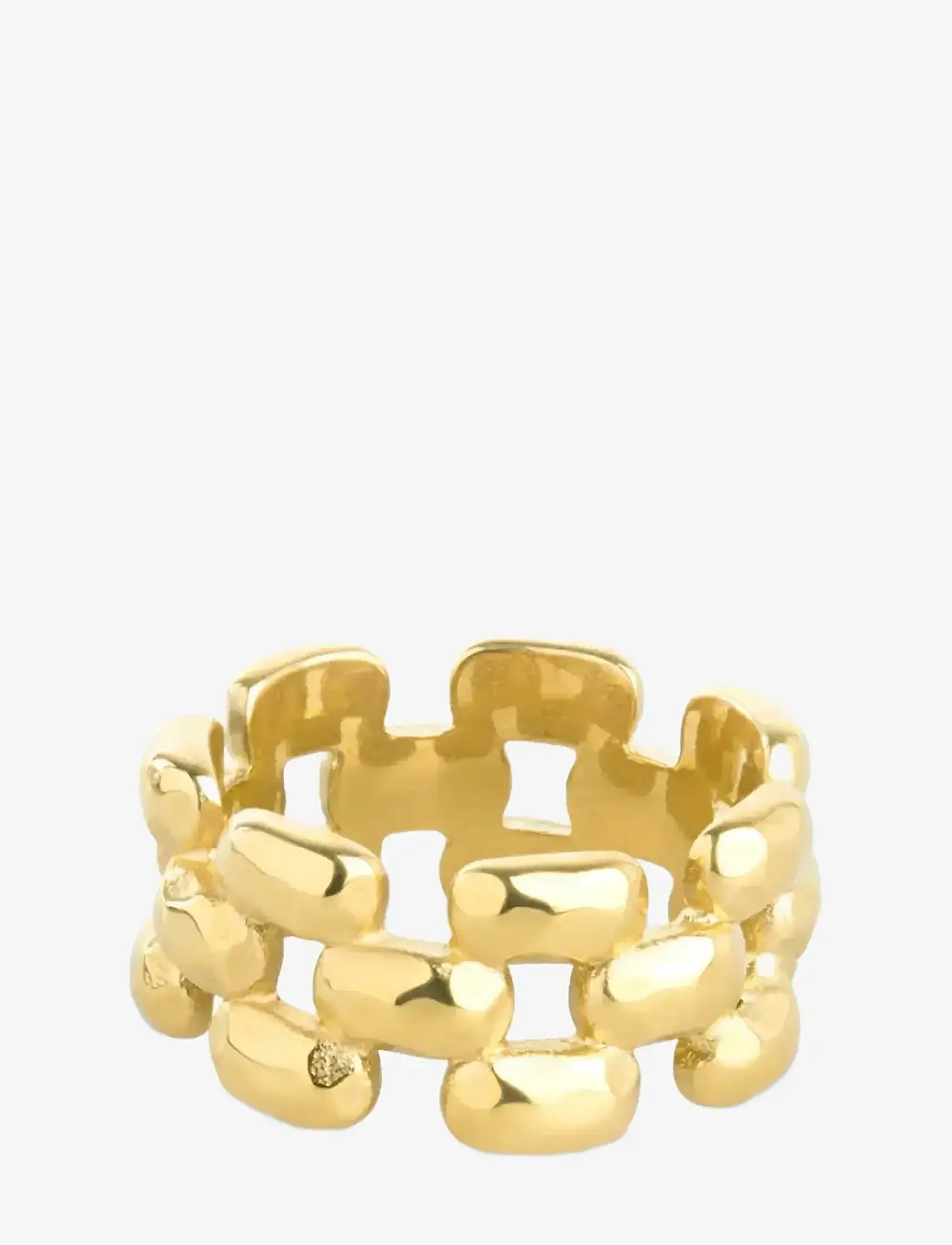 Timi of Sweden Elira - Chunky Ring Stainless Steel - Ringar - GOLD / gold