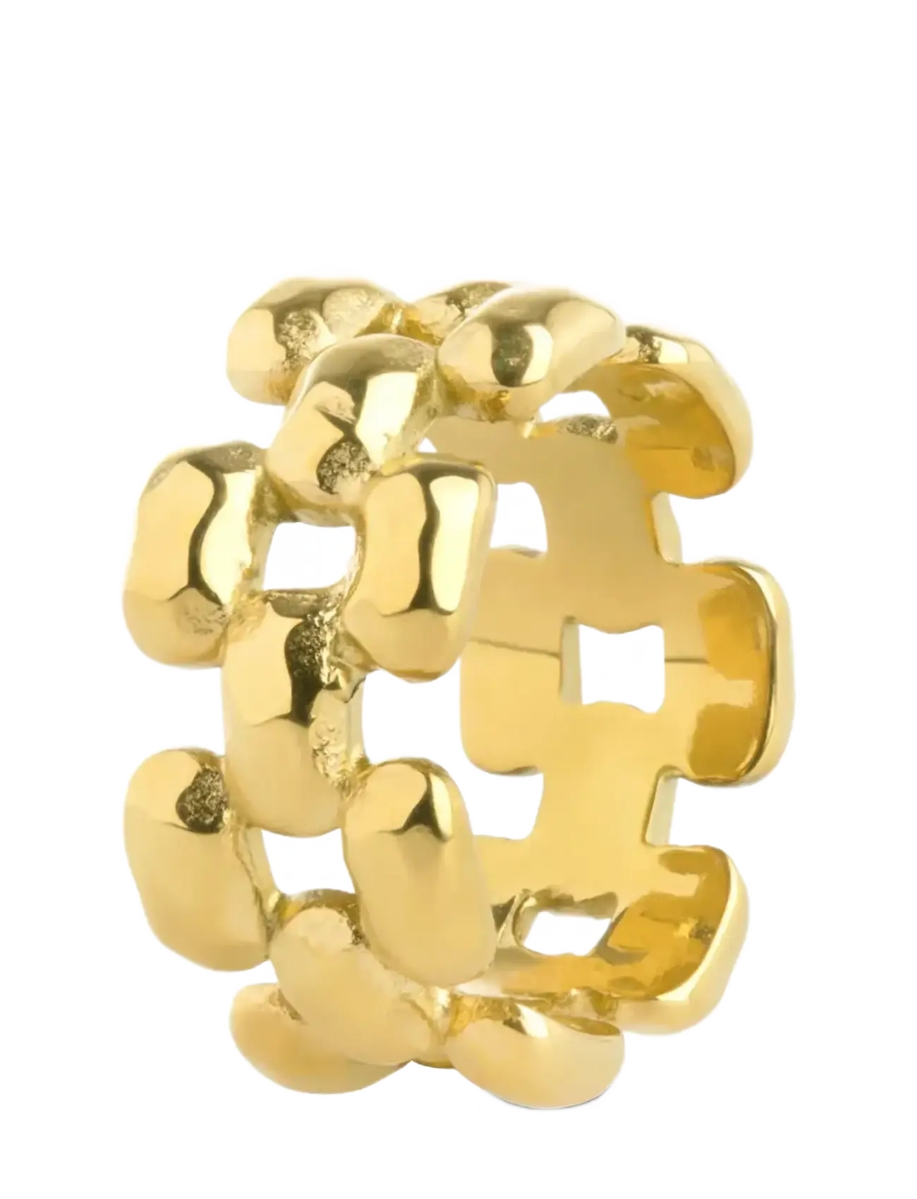Timi of Sweden - Elira - Chunky Ring Stainless Steel - bagues - gold - 2