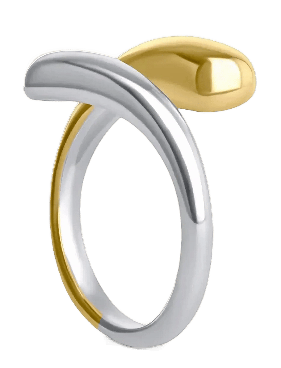 Timi of Sweden - Ava - Mixed Metal Ring Stainless Steel - rings - mixed - 2