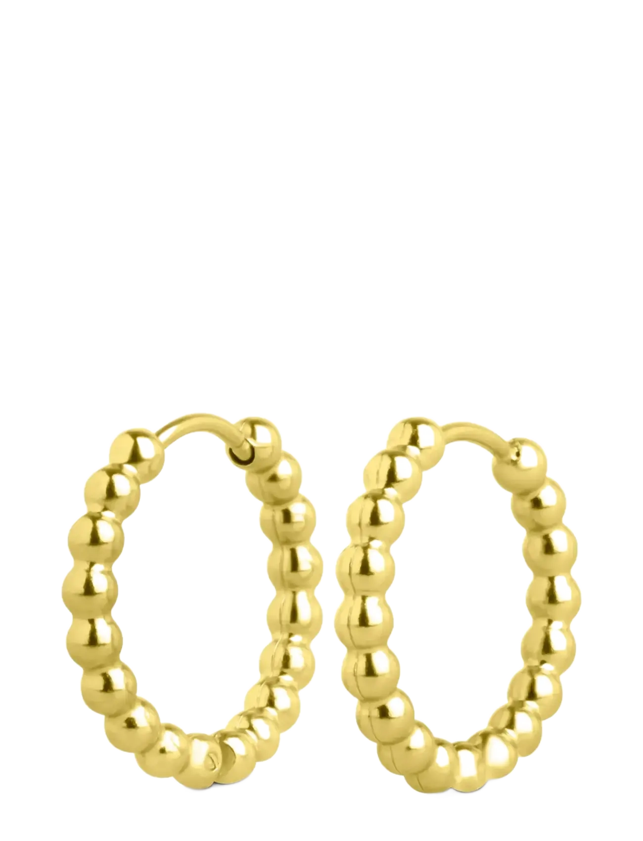 Timi of Sweden Hildur - Bubble Hoop Earrings Stainless Steel - Accessoires - GOLD / gold