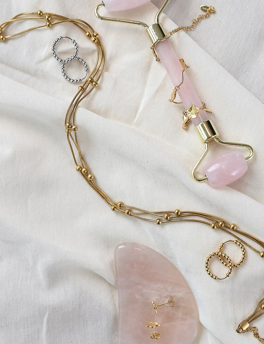 Timi of Sweden - Hildur - Bubble Hoop Earrings Stainless Steel - kreolen - gold - 3