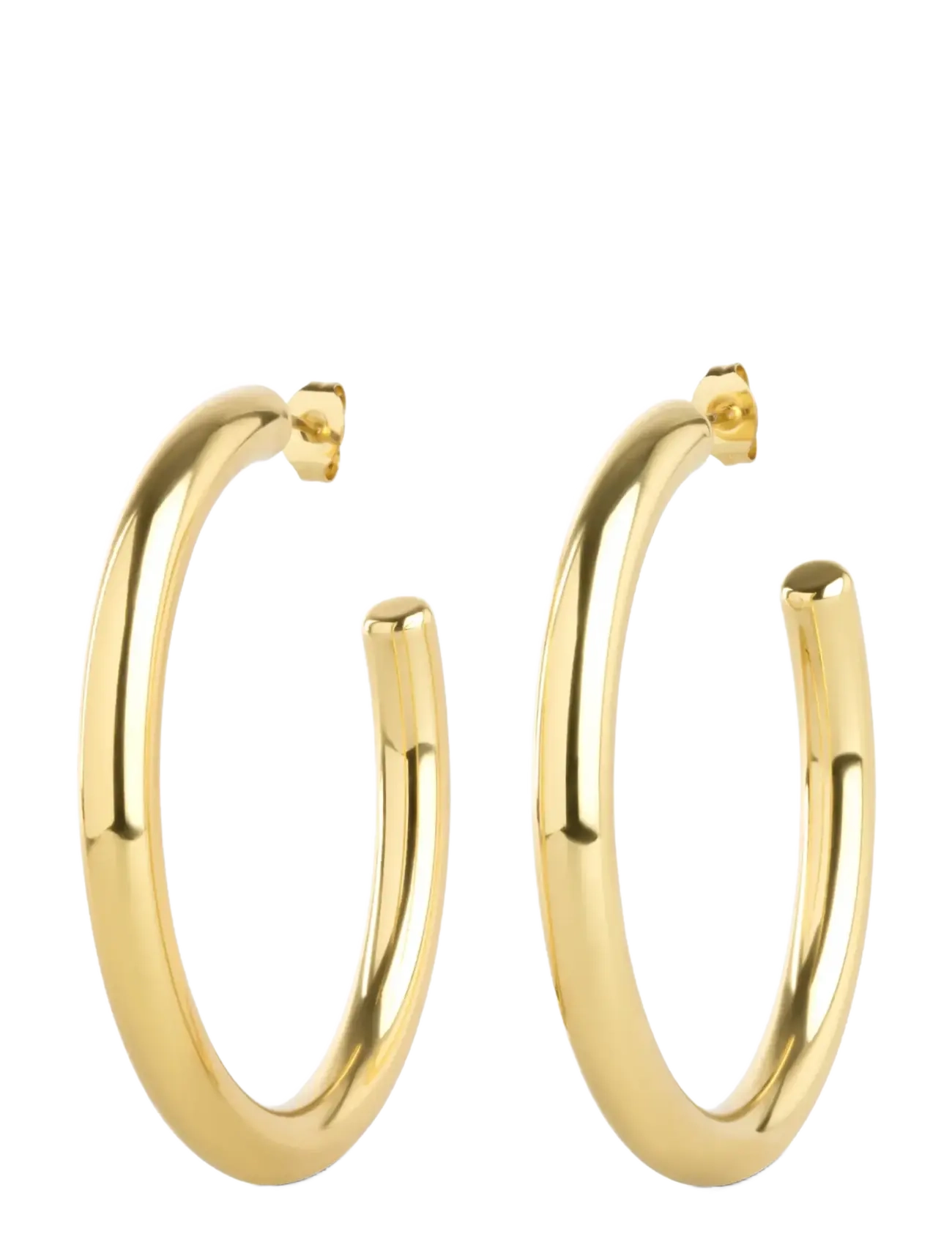 Timi of Sweden Stine - Hoop Stud Earrings Stainless Steel - Accessoires - GOLD / gold