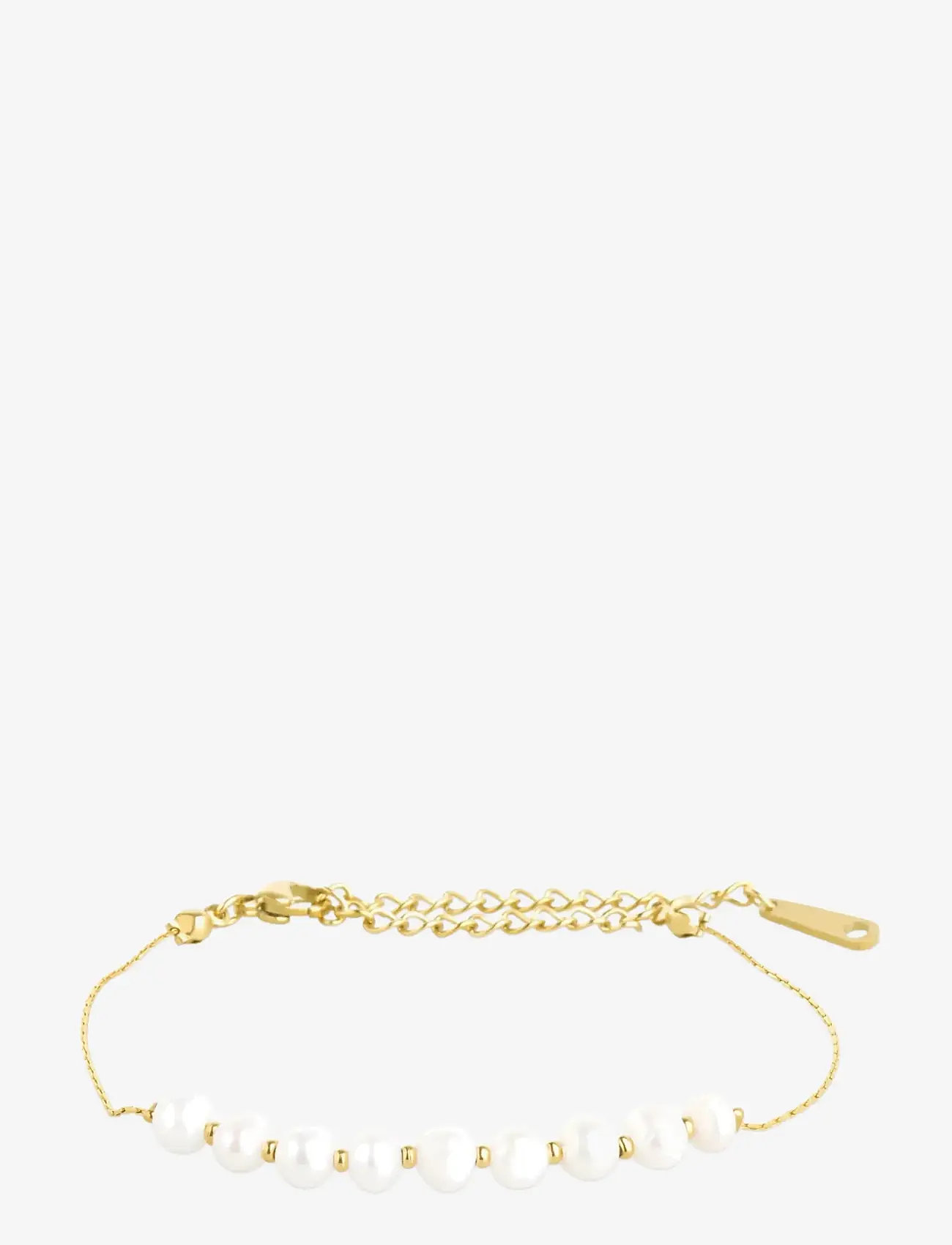 Timi of Sweden - Loanna - Delicate Pearl Bracelet Stainless Steel - perlenarmbänder - gold - 1