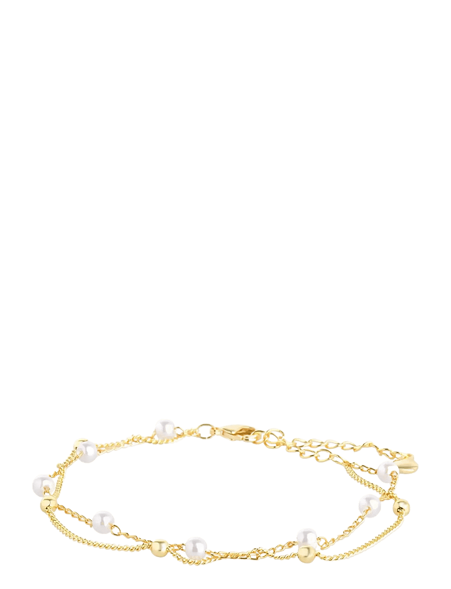Timi of Sweden - Lo - Layered Chain Bracelet Stainless Steel - chain bracelets - gold - 1