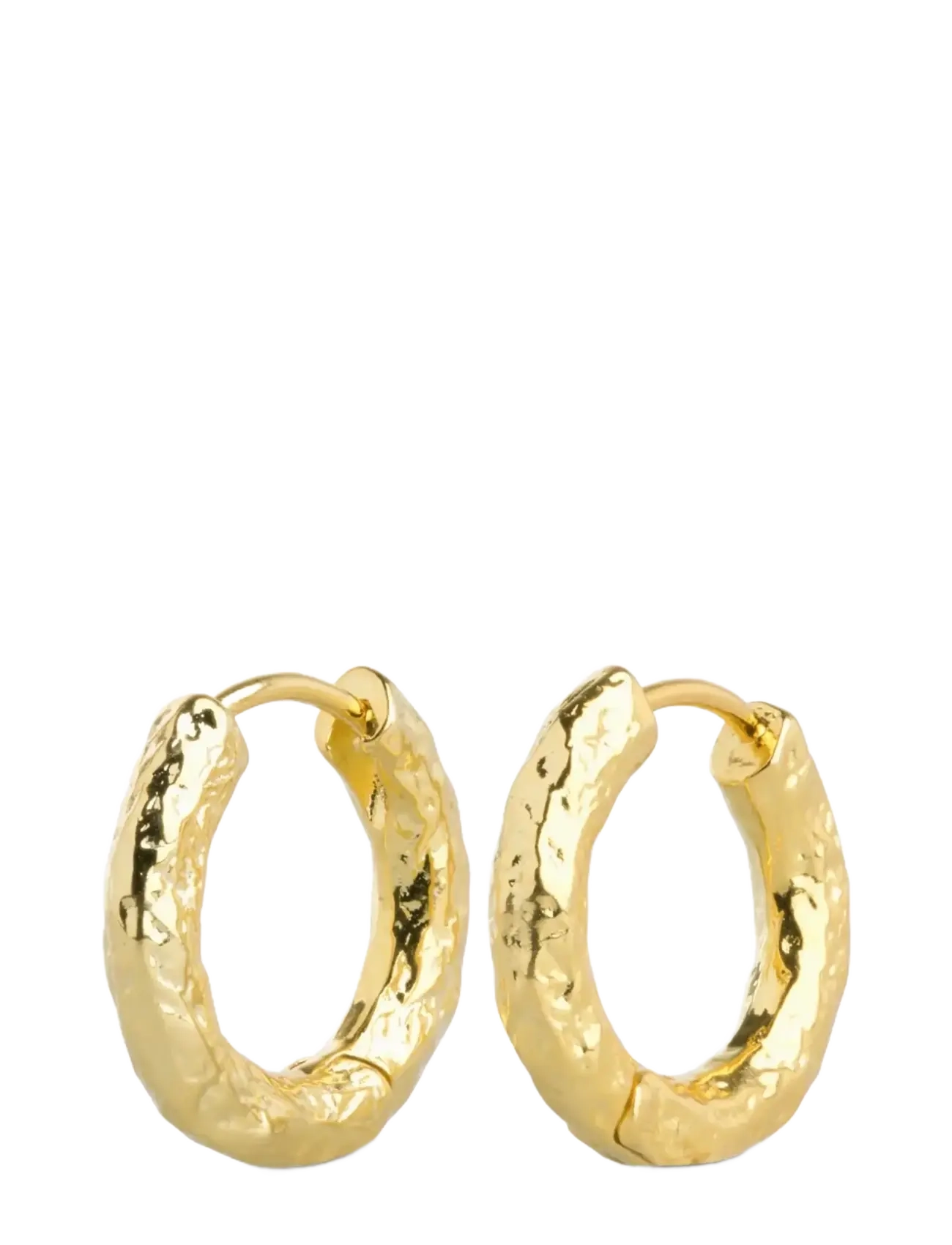Timi of Sweden Hildur - Organic Hoop Earrings Stainless Steel - Accessoarer - GOLD / gold