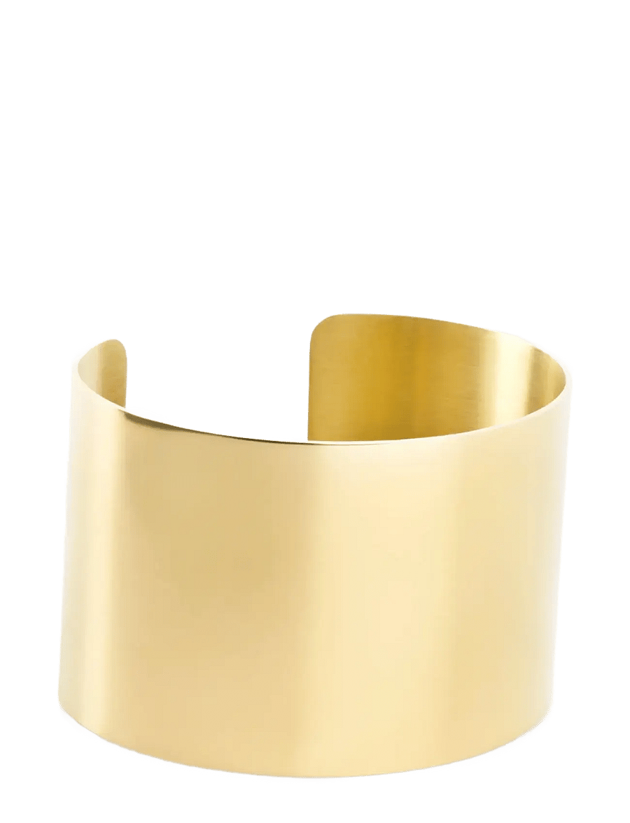 Timi of Sweden - Connie - Statement Bangle Bracelet Stainless Steel - armbanden - gold - 1