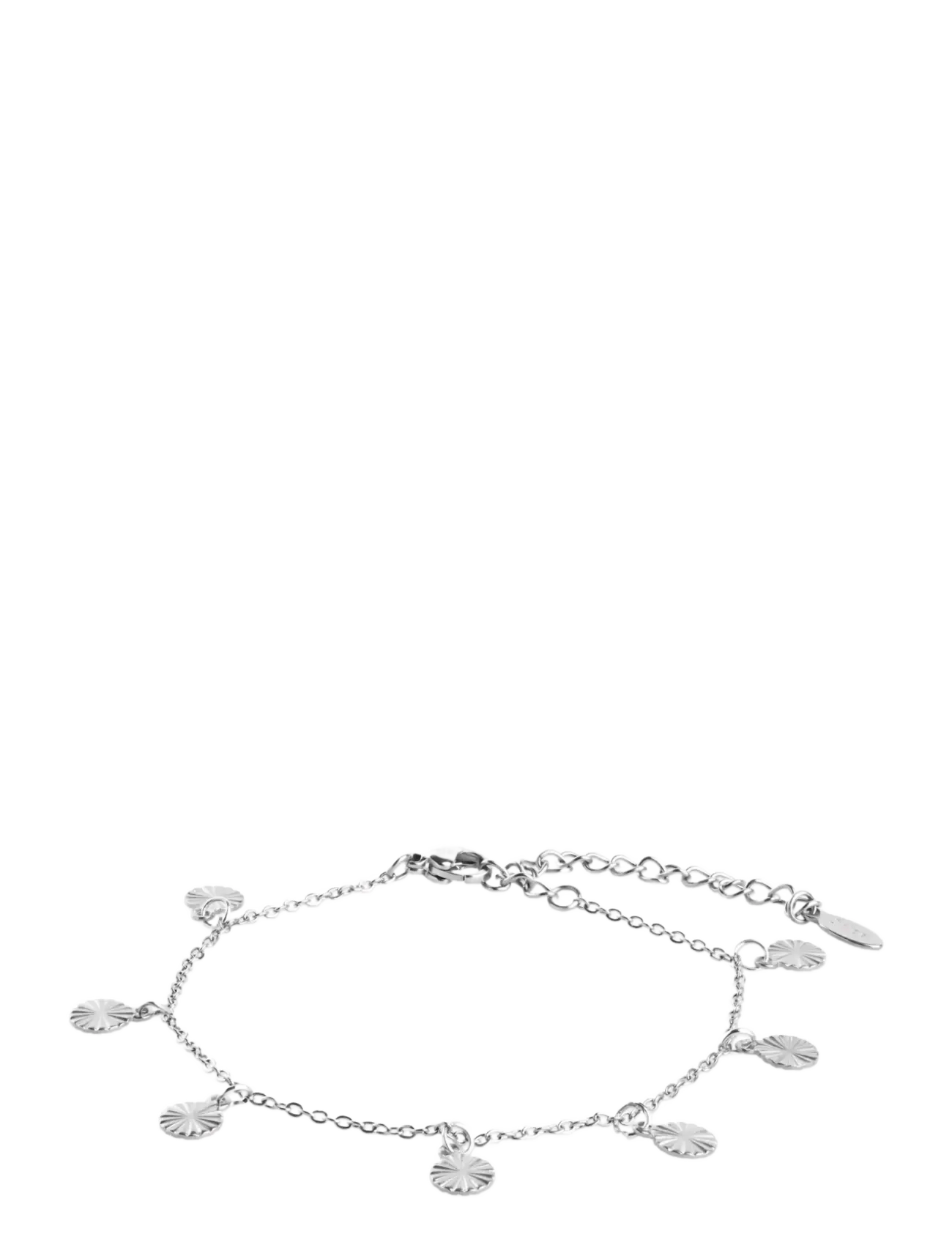 TIMI OF SWEDEN Liv - Coin Charm Armband Stainless Steel Silber - One Size 17 Cm - Damen