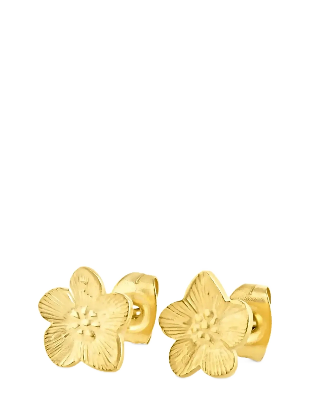 Timi of Sweden Sadia Flower Stud Earrings Stainless Steel, Damen, Studs, Gold, Gr: One Size
