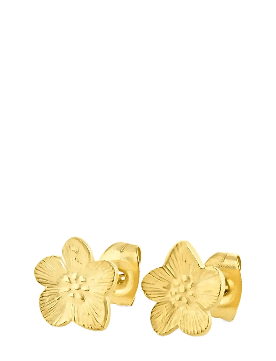 Timi of Sweden - Sadia - Flower Stud Earrings Stainless Steel - ohrstecker - gold - 1