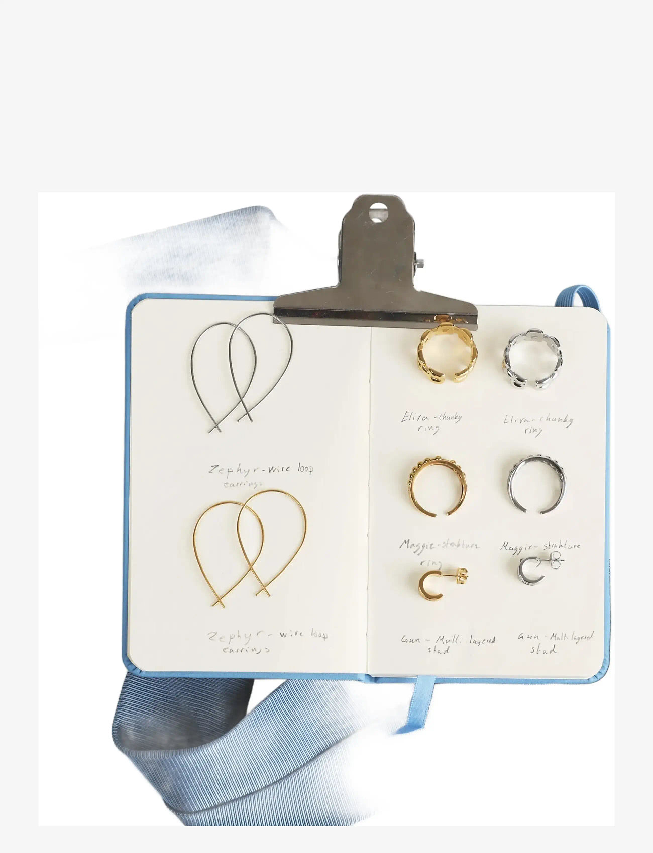 Timi of Sweden - Zephyr - Wire Loop Earrings Stainless Steel - ohrhänger - gold - 2