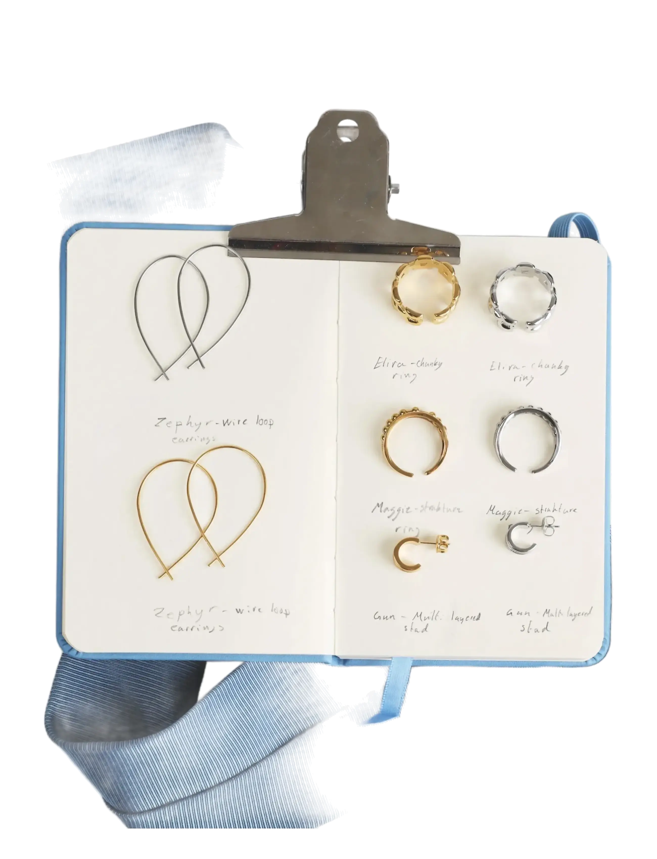 Timi of Sweden - Zephyr - Wire Loop Earrings Stainless Steel - boucles d'oreilles pendantes - gold - 2