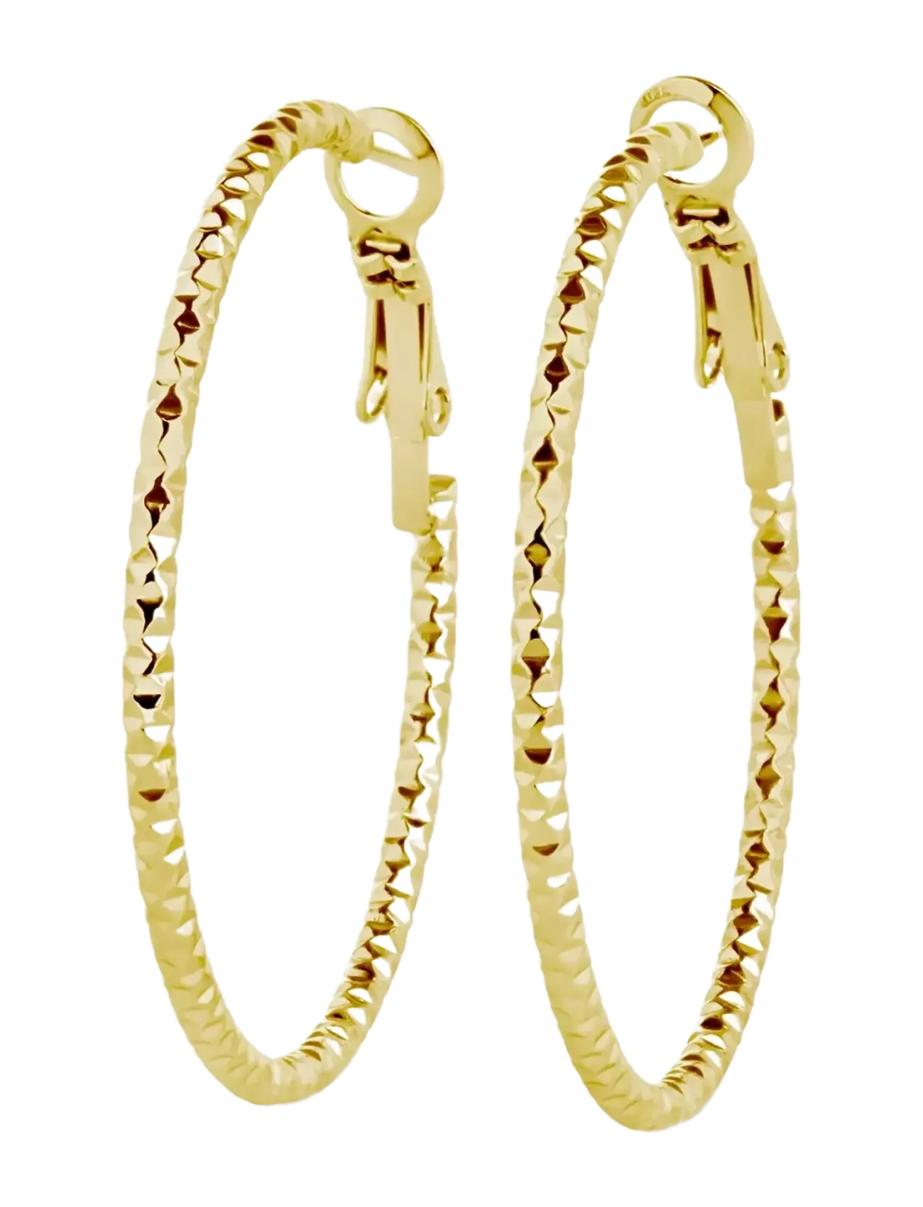 Timi of Sweden Sansa - Organic Hoop Earrings Stainless Steel - Accessoarer - GOLD / gold