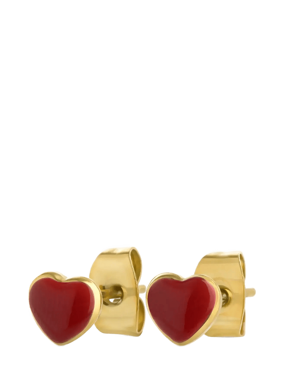 Timi of Sweden - Ester - Heart Earrings Stainless Steel - neet-kõrvarõngad - gold - 1