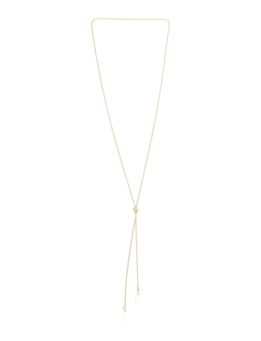Timi of Sweden - Barbro - Lariat Pearl Necklace Stainless Steel - perlenketten - gold - 0