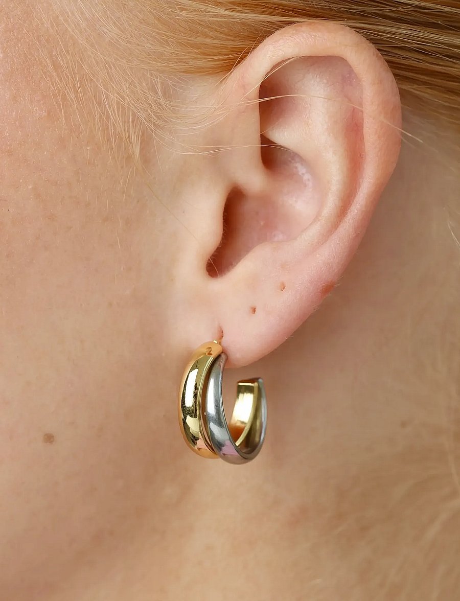 Timi of Sweden - Emmie - Duo Stud Earrings Stainless Steel - ohrstecker - multi colored - 0