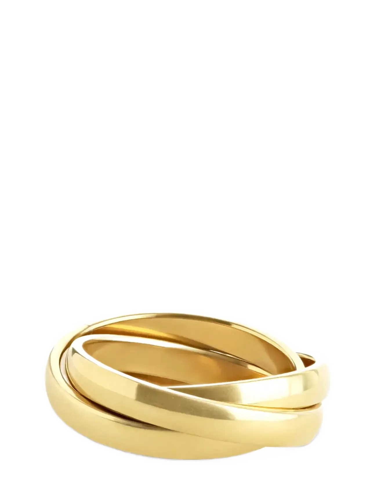Timi of Sweden Alvy - Twist Ring Stainless Steel - Aksessuaarid - GOLD / gold