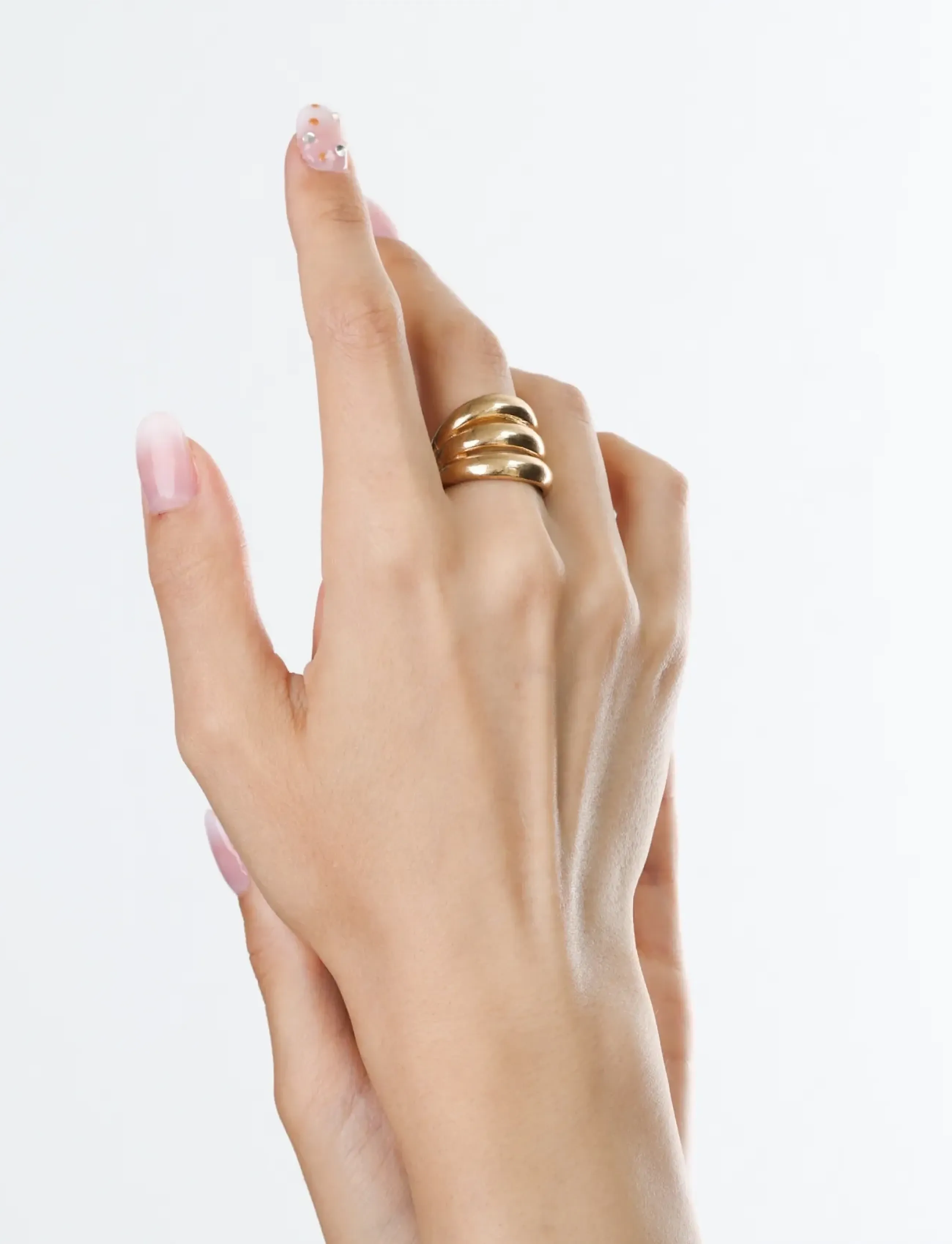 Timi of Sweden - Daga - Triple Ring Stainless Steel - sõrmused - gold - 3