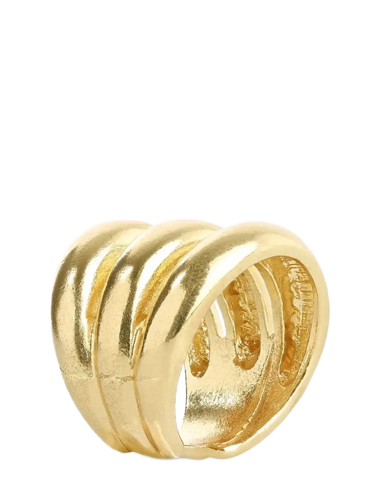 Timi of Sweden - Daga - Triple Ring Stainless Steel - party wear at outlet prices - gold - 3