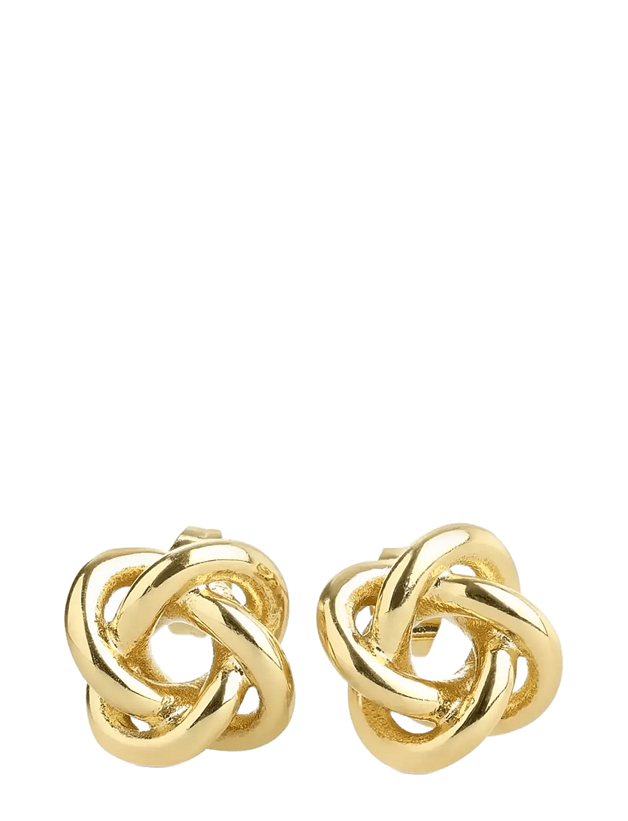 Timi of Sweden - Karla - Knot Stud Earrings Stainless Steel - neet-kõrvarõngad - gold - 1