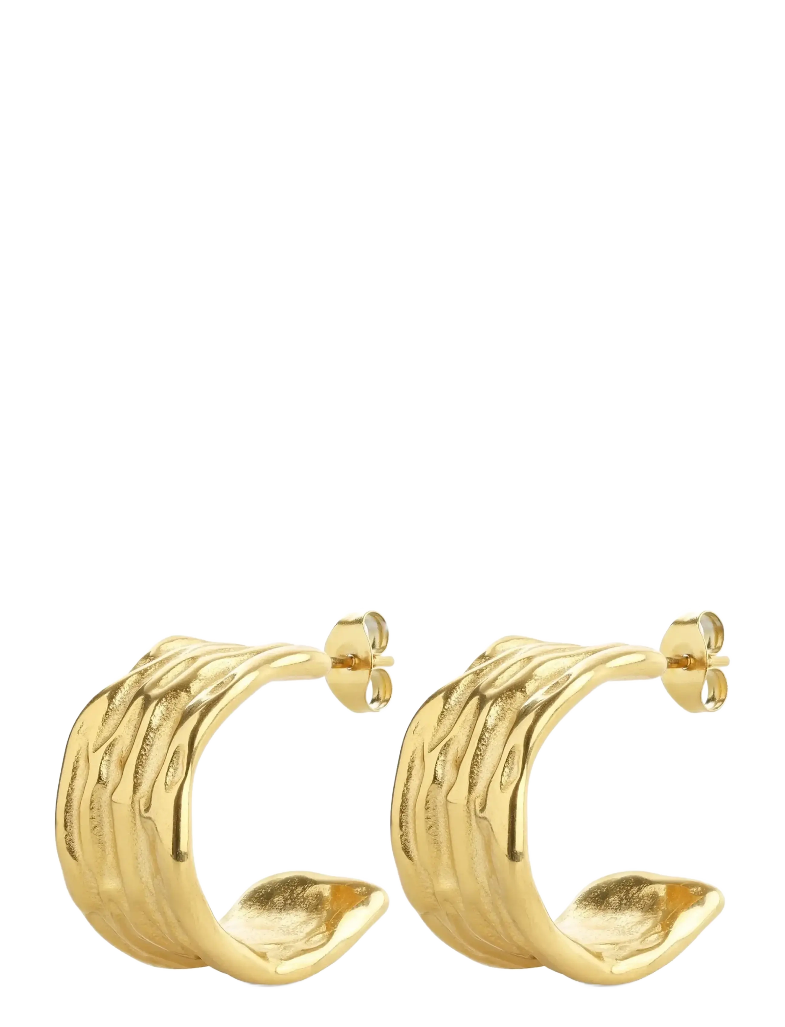 Timi of Sweden Magela - Organic Earrings Stainless Steel - Accessoires - GOLD / gold