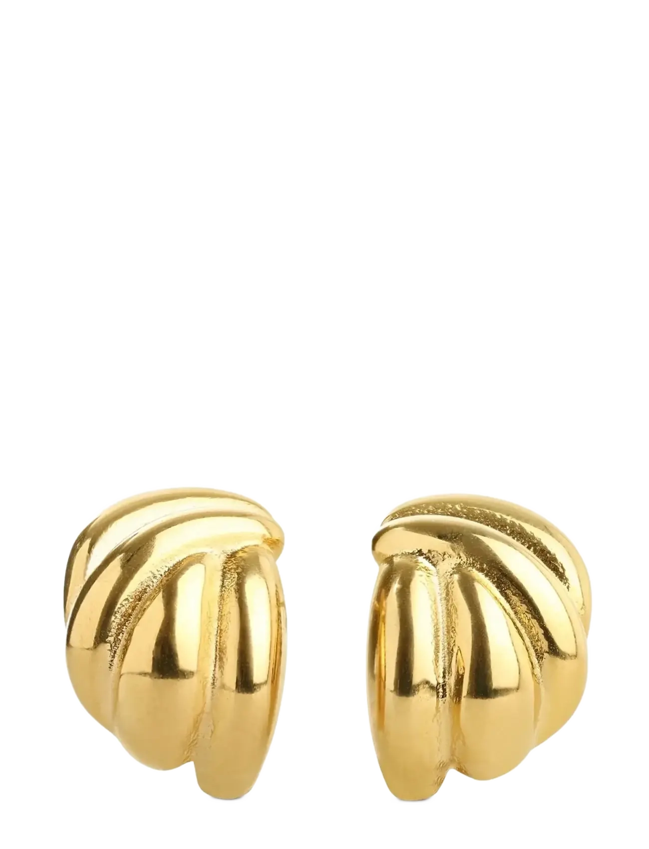 Timi of Sweden Siv - Twisted Stud Earrings Stainless Steel - Accessories - GOLD / gold
