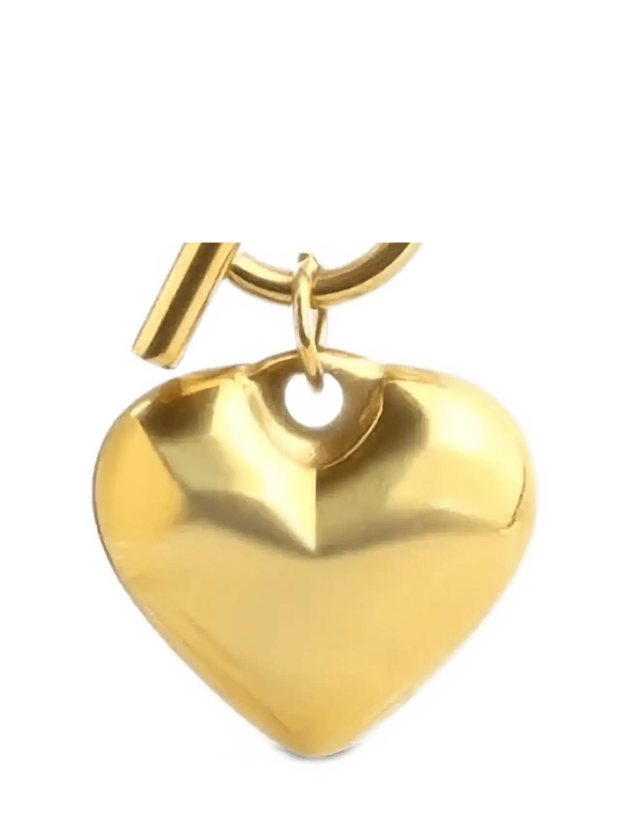 Timi of Sweden - Myra - Heart Necklace Stainless Steel - gold - 1