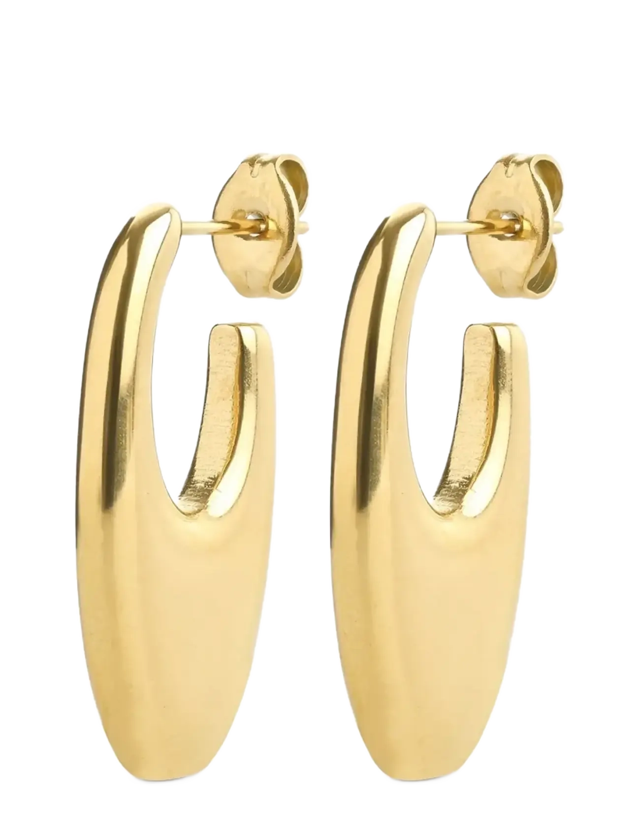 Timi of Sweden Runa - Liquid Earrings Stainless Steel - Aksessuaarid - GOLD / gold