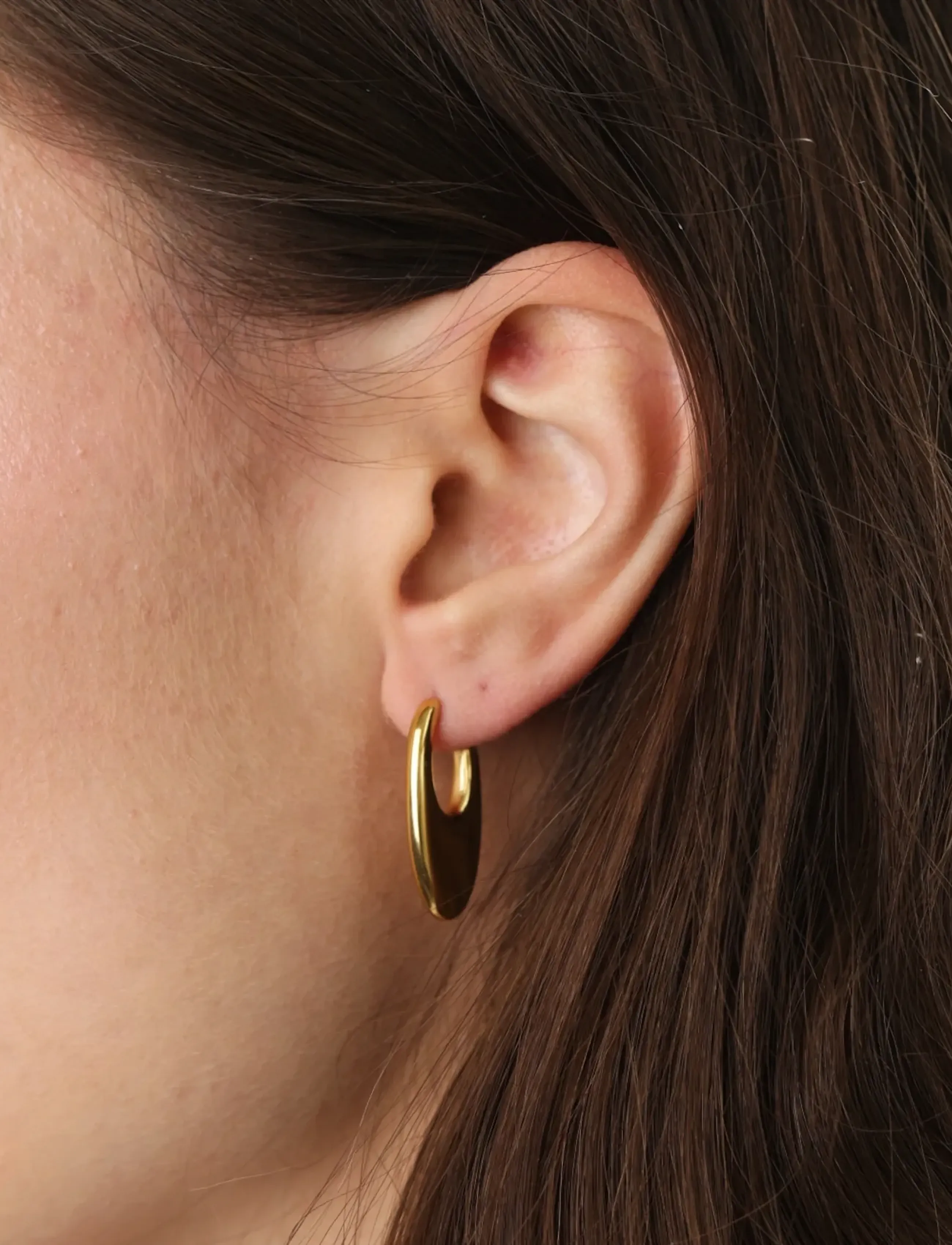 Timi of Sweden - Runa - Liquid Earrings Stainless Steel - statement kõrvarõngad - gold - 0